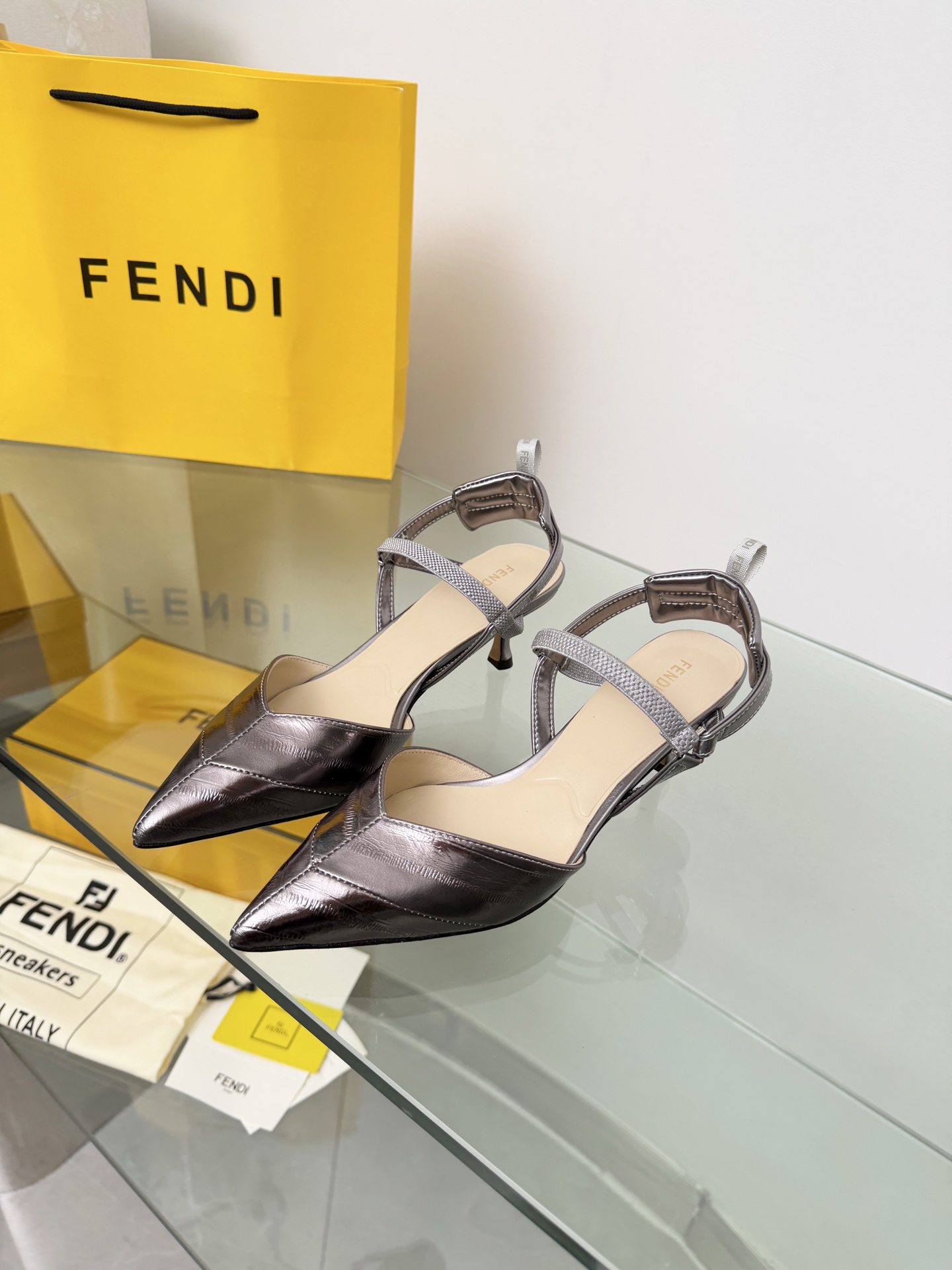 Cheap Fendi Slippers For Women in 234426, $80 USD- [IB234426] - Replica Fendi Slippers For Women
