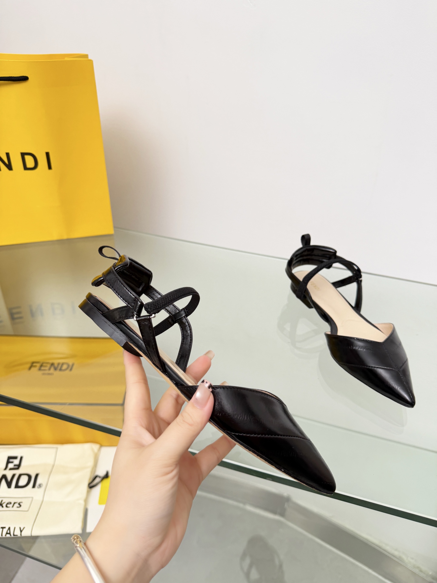 Cheap Fendi Slippers For Women in 234430, $80 USD- [IB234430] - Replica Fendi Slippers For Women