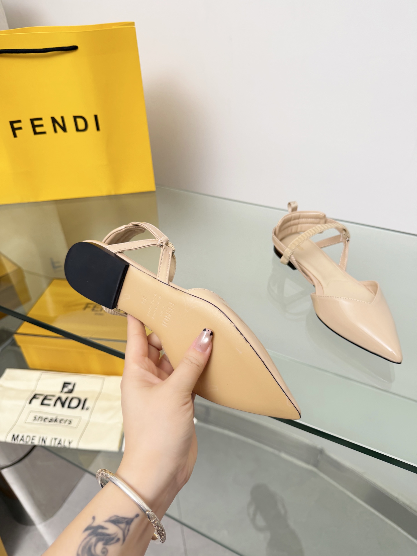 Cheap Fendi Slippers For Women in 234431, $80 USD- [IB234431] - Replica Fendi Slippers For Women
