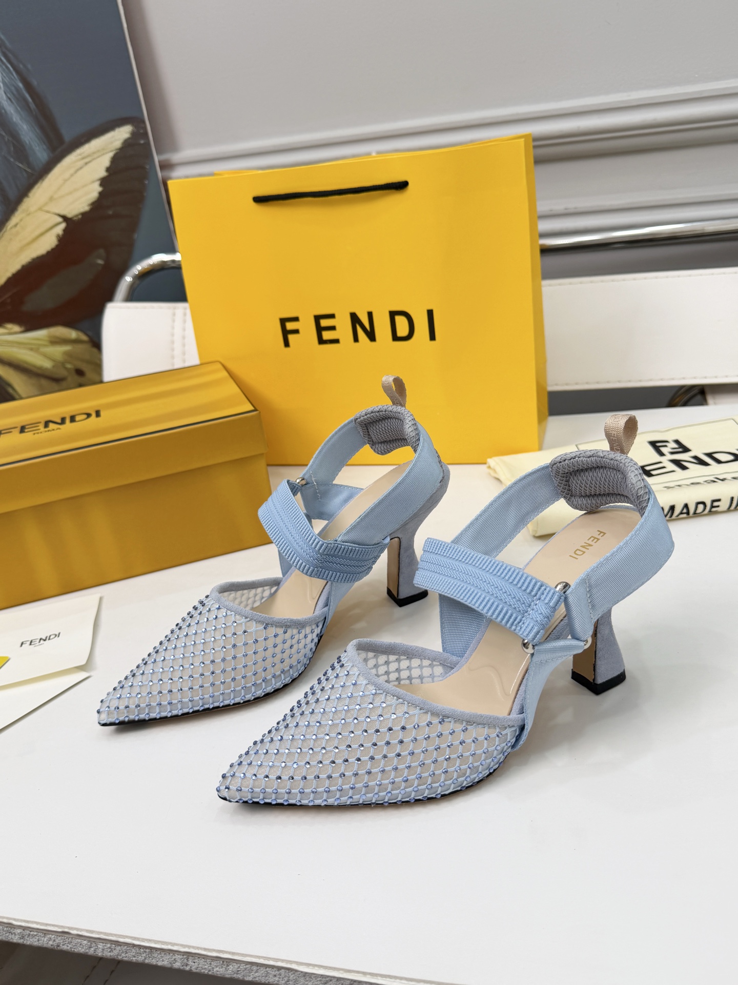 Cheap Fendi Slippers For Women in 234433, $80 USD- [IB234433] - Replica Fendi Slippers For Women