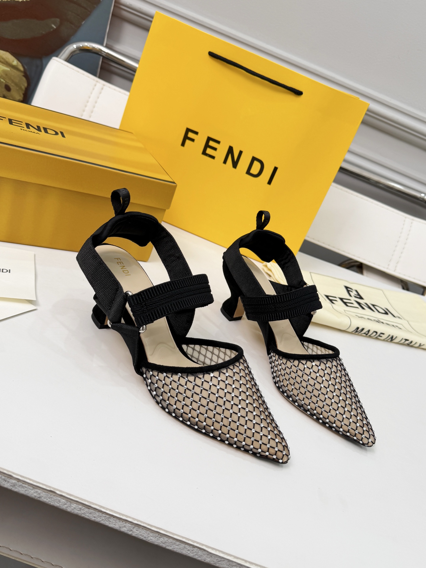 Cheap Fendi Slippers For Women in 234436, $80 USD- [IB234436] - Replica Fendi Slippers For Women