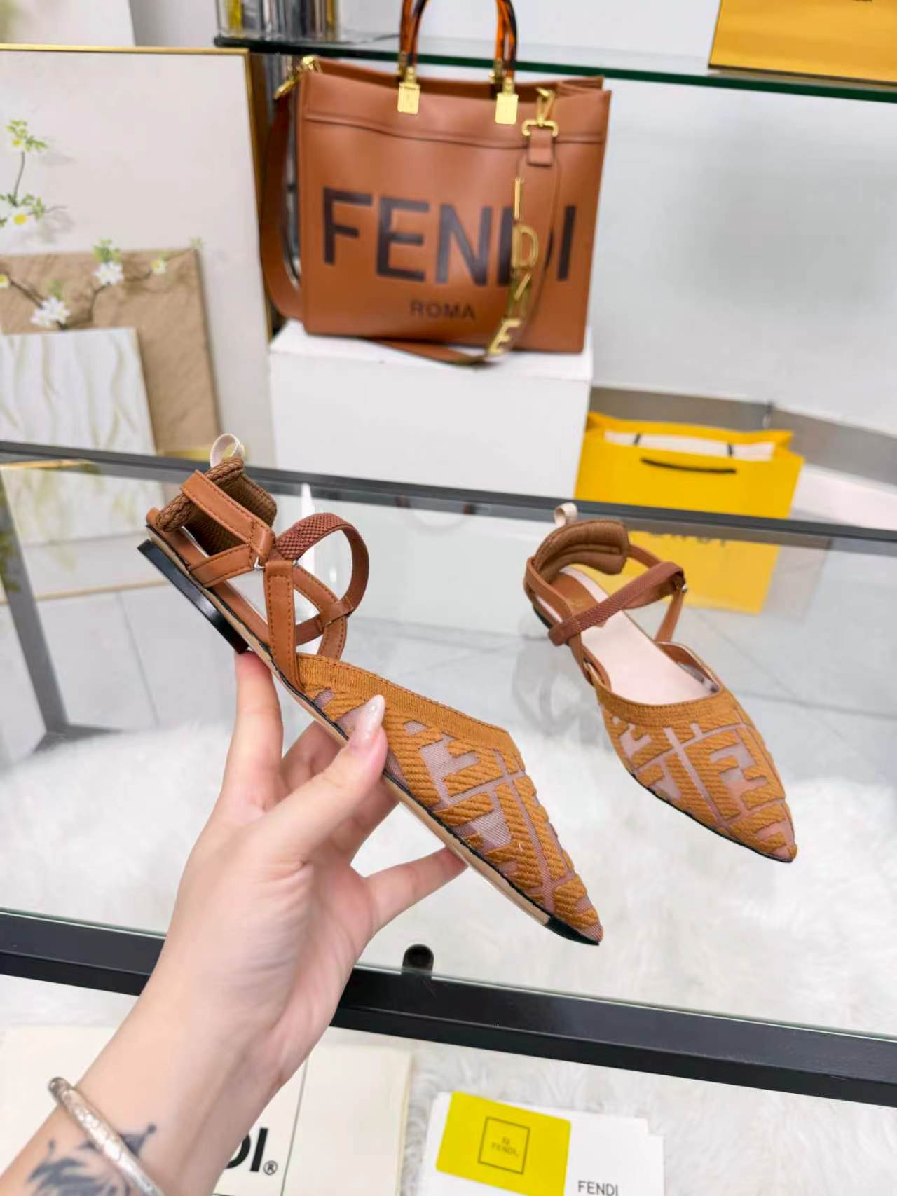 Cheap Fendi Slippers For Women in 234441, $80 USD- [IB234441] - Replica Fendi Slippers For Women