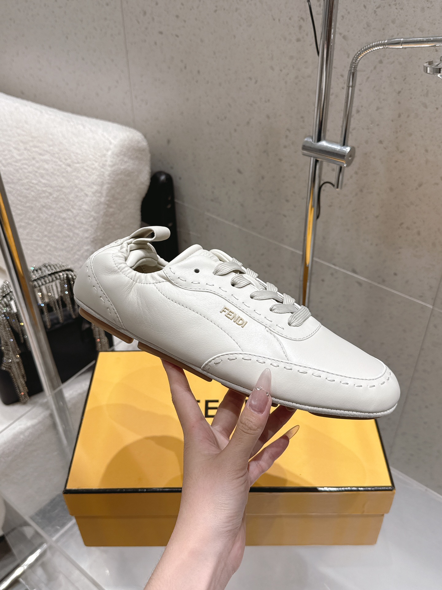 Cheap Fendi Sneakers For Men in 234445, $95 USD- [IB234445] - Replica Fendi Sneakers For Men