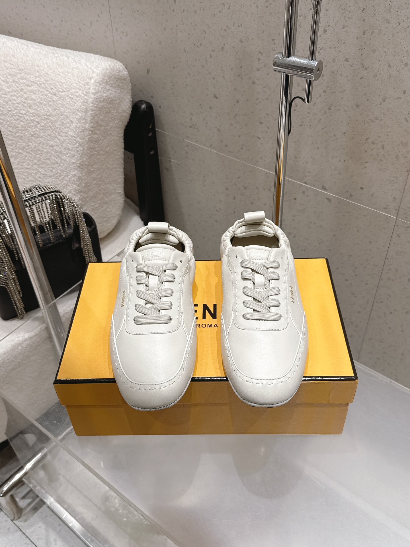 Cheap Fendi Sneakers For Men in 234445, $95 USD- [IB234445] - Replica Fendi Sneakers For Men
