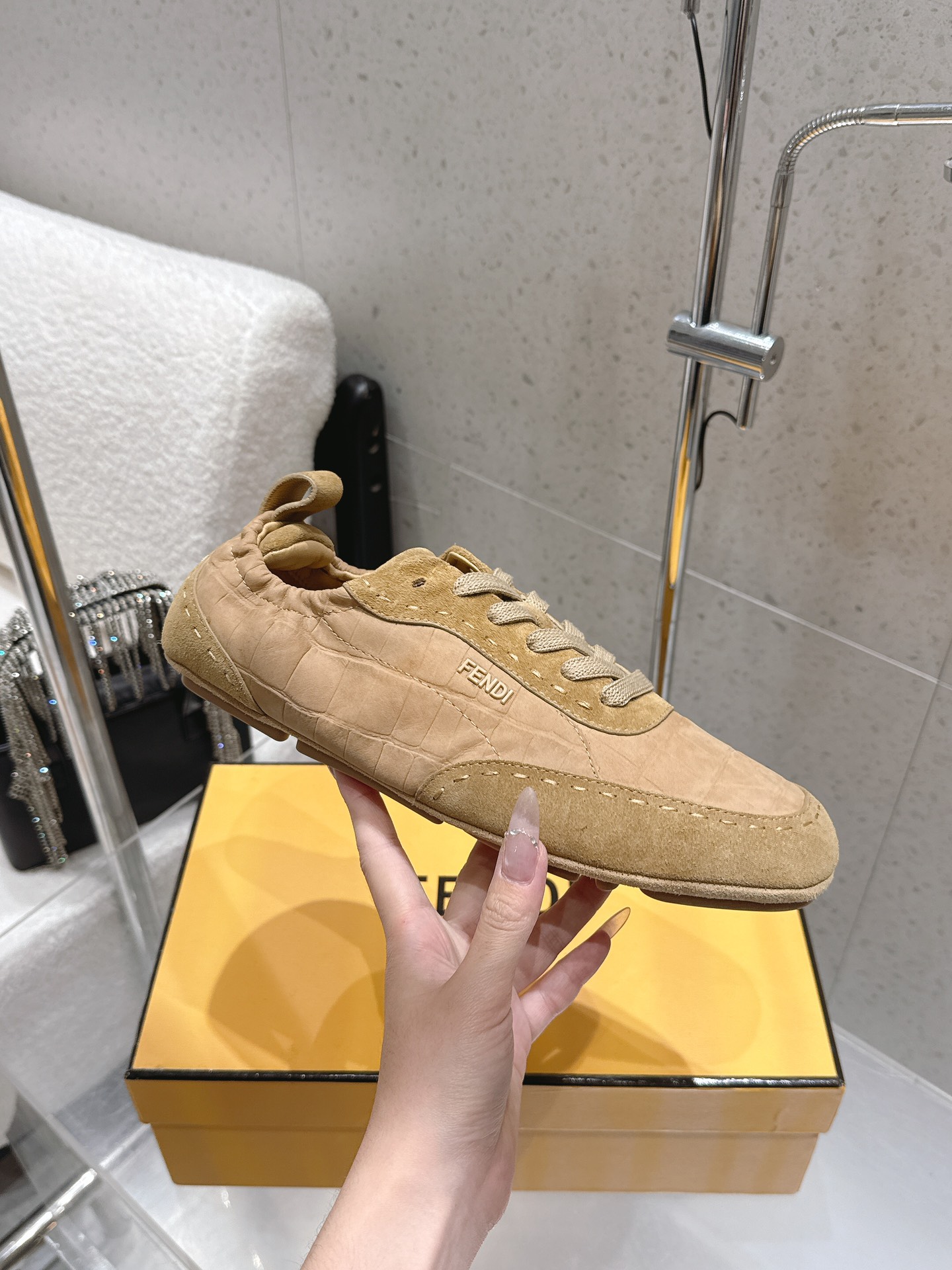 Cheap Fendi Sneakers For Men in 234447, $95 USD- [IB234447] - Replica Fendi Sneakers For Men