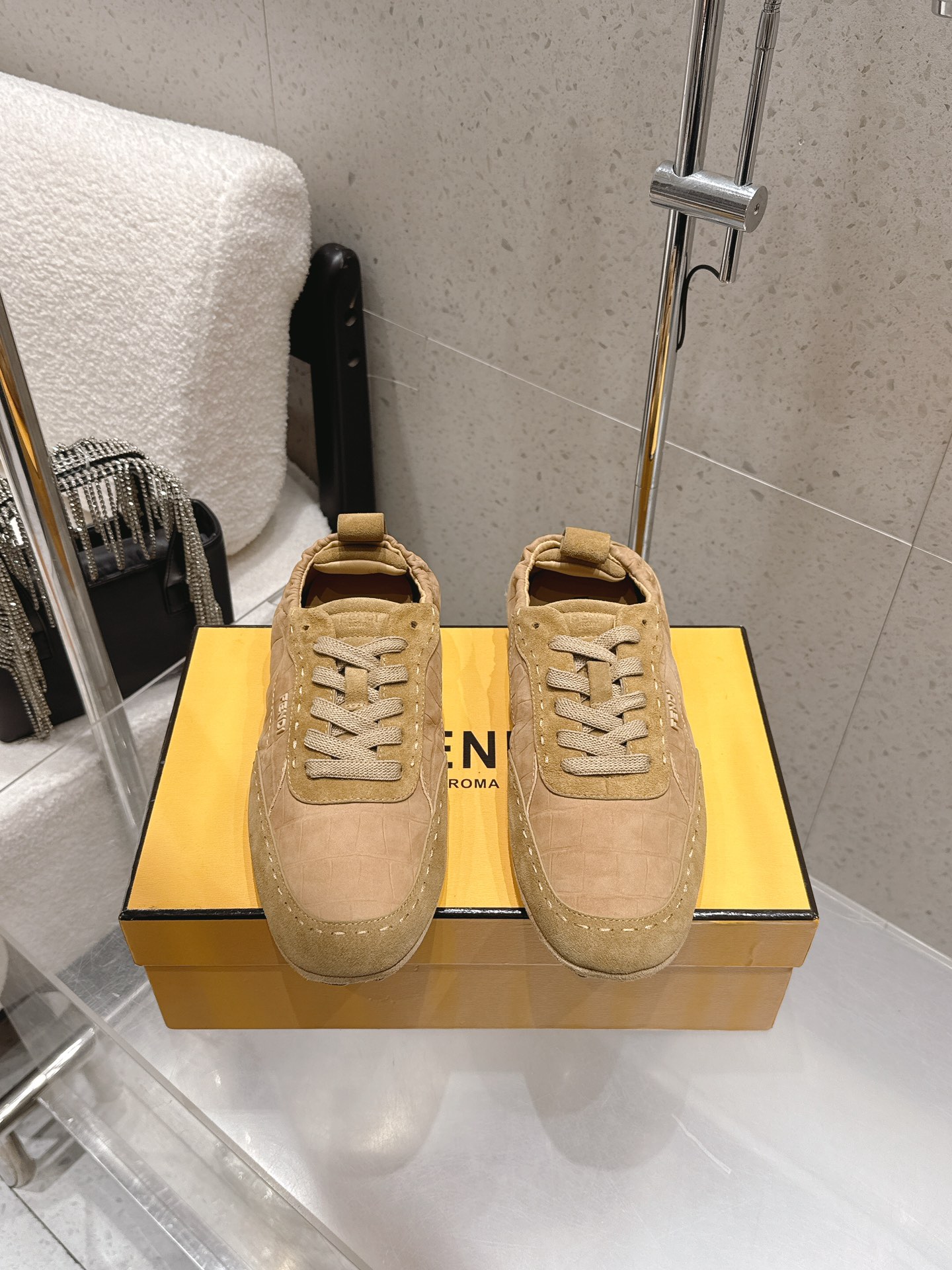 Cheap Fendi Sneakers For Men in 234447, $95 USD- [IB234447] - Replica Fendi Sneakers For Men
