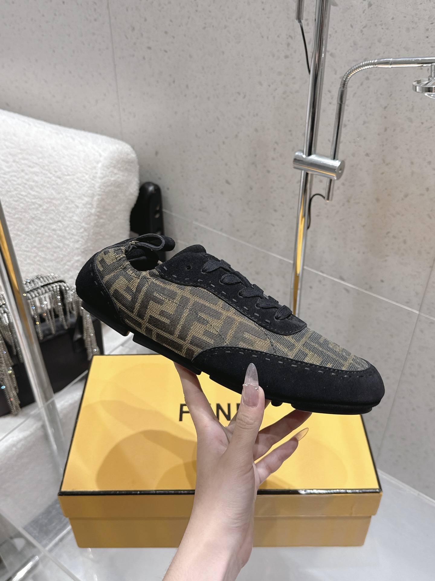 Cheap Fendi Sneakers For Men in 234448, $95 USD- [IB234448] - Replica Fendi Sneakers For Men