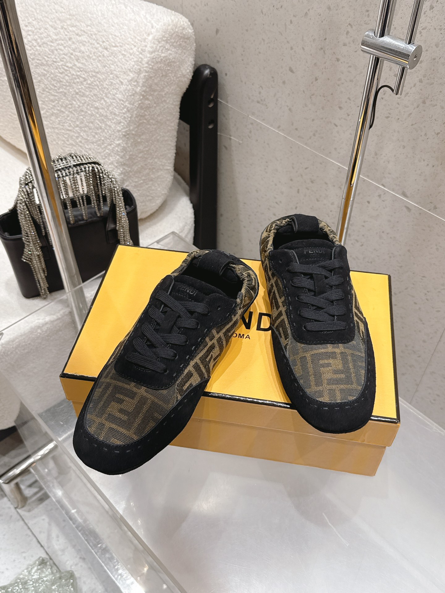 Cheap Fendi Sneakers For Men in 234448, $95 USD- [IB234448] - Replica Fendi Sneakers For Men