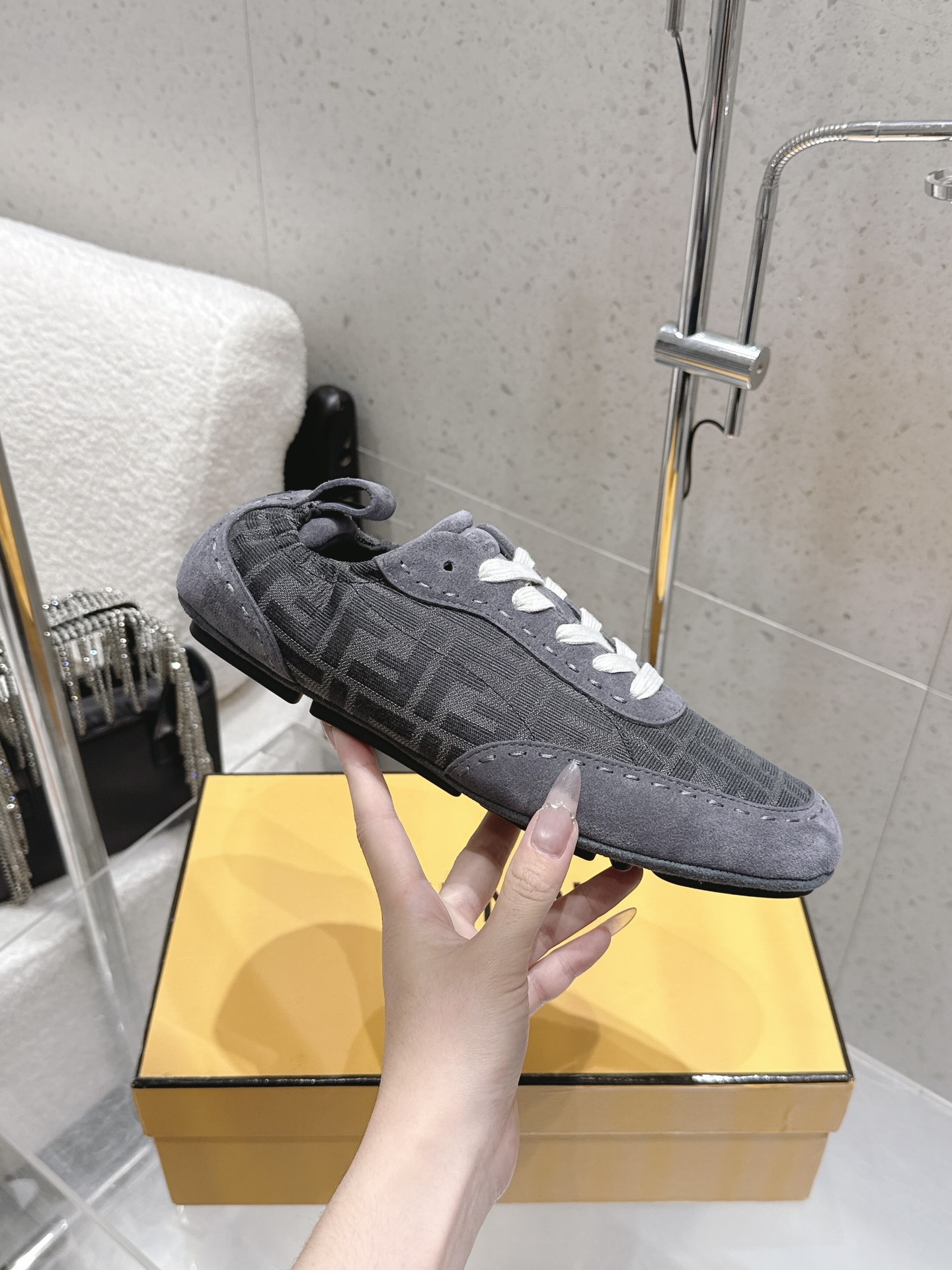 Cheap Fendi Sneakers For Men in 234449, $95 USD- [IB234449] - Replica Fendi Sneakers For Men