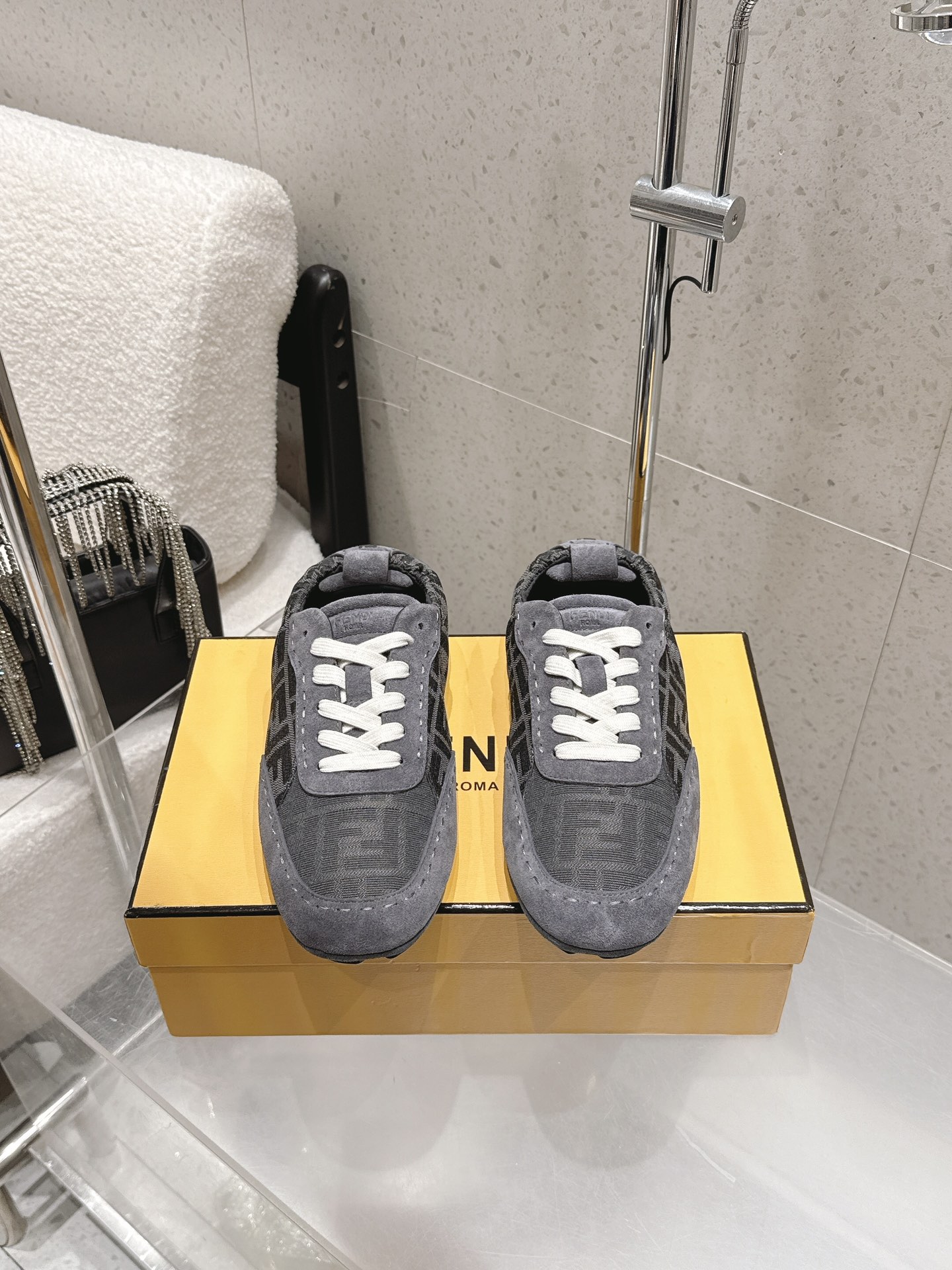 Cheap Fendi Sneakers For Men in 234449, $95 USD- [IB234449] - Replica Fendi Sneakers For Men