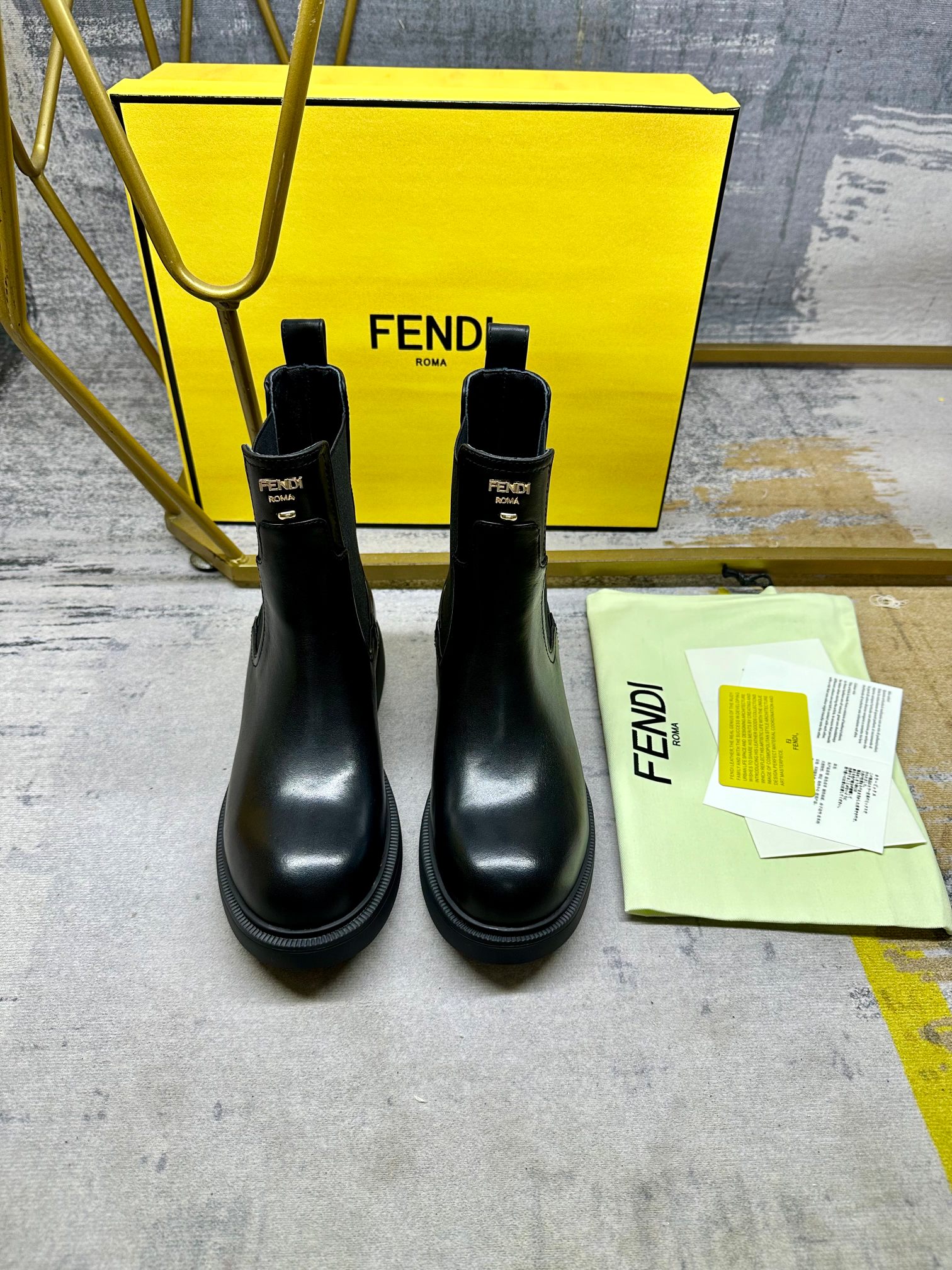 Cheap Fendi Boots For Women in 234451, $105 USD- [IB234451] - Replica Fendi Boots For Women