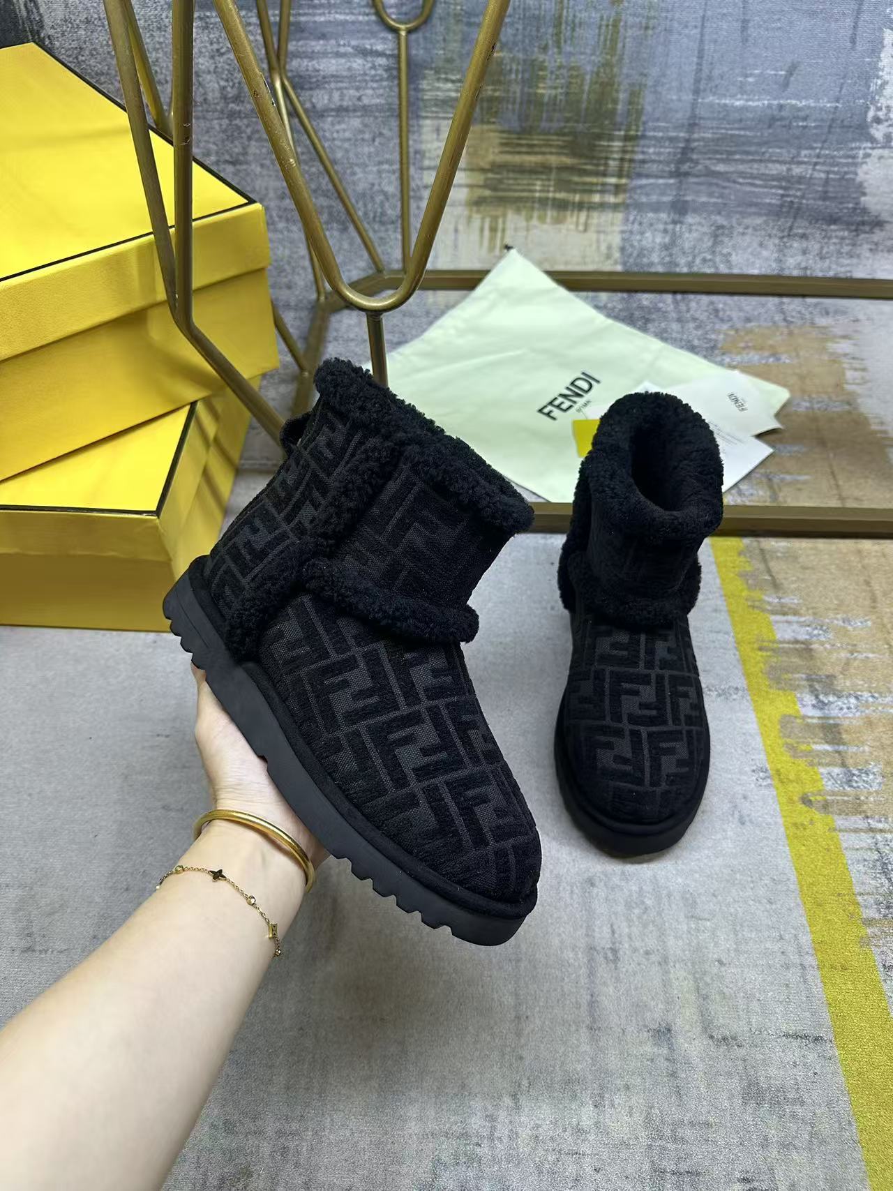 Cheap Fendi Boots For Women in 234454, $110 USD- [IB234454] - Replica Fendi Boots For Women