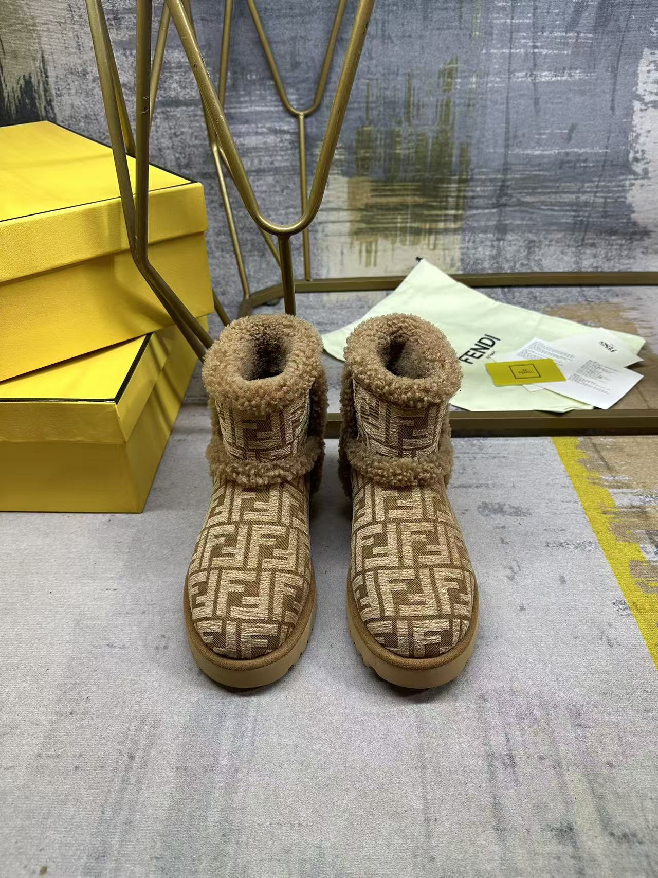 Cheap Fendi Boots For Women in 234455, $110 USD- [IB234455] - Replica Fendi Boots For Women