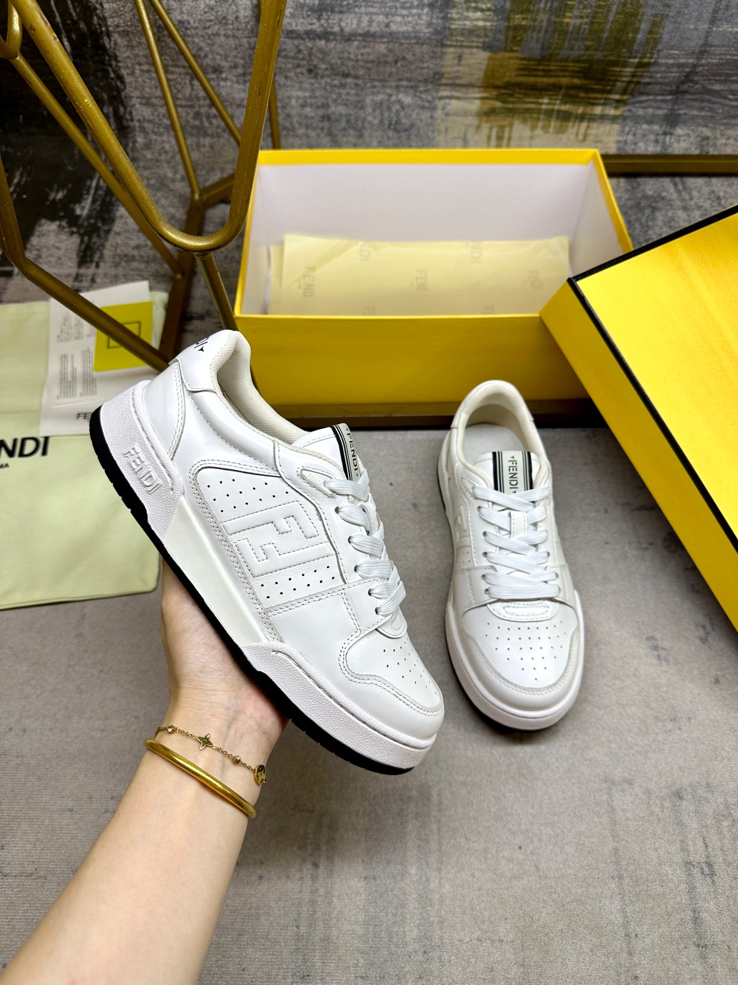 Cheap Fendi Sneakers For Women in 234456, $80 USD- [IB234456] - Replica Fendi Sneakers For Women