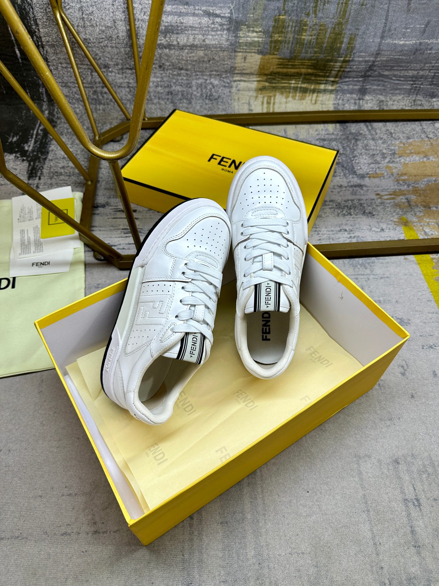 Cheap Fendi Sneakers For Women in 234456, $80 USD- [IB234456] - Replica Fendi Sneakers For Women