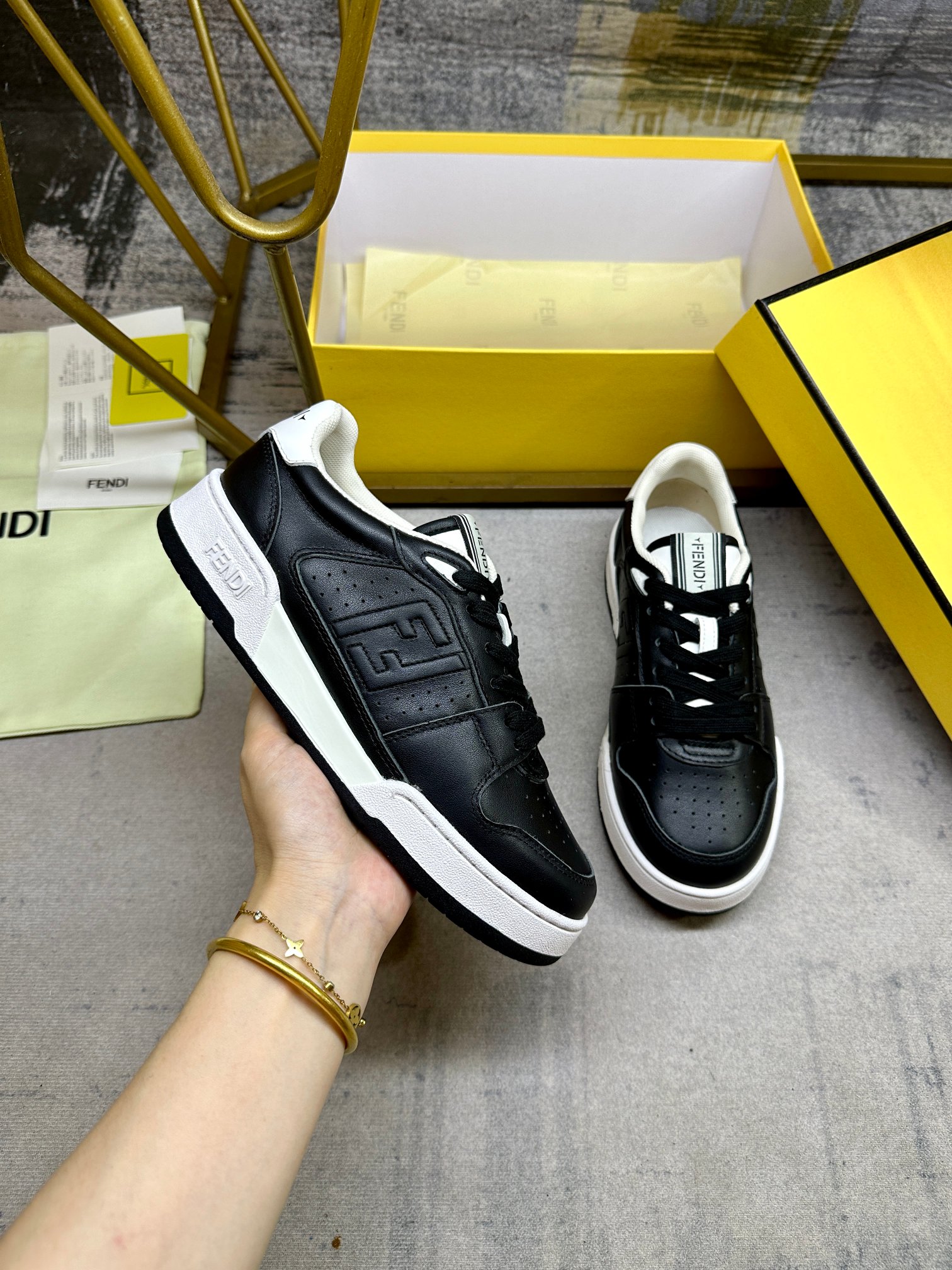 Cheap Fendi Sneakers For Women in 234457, $80 USD- [IB234457] - Replica Fendi Sneakers For Women