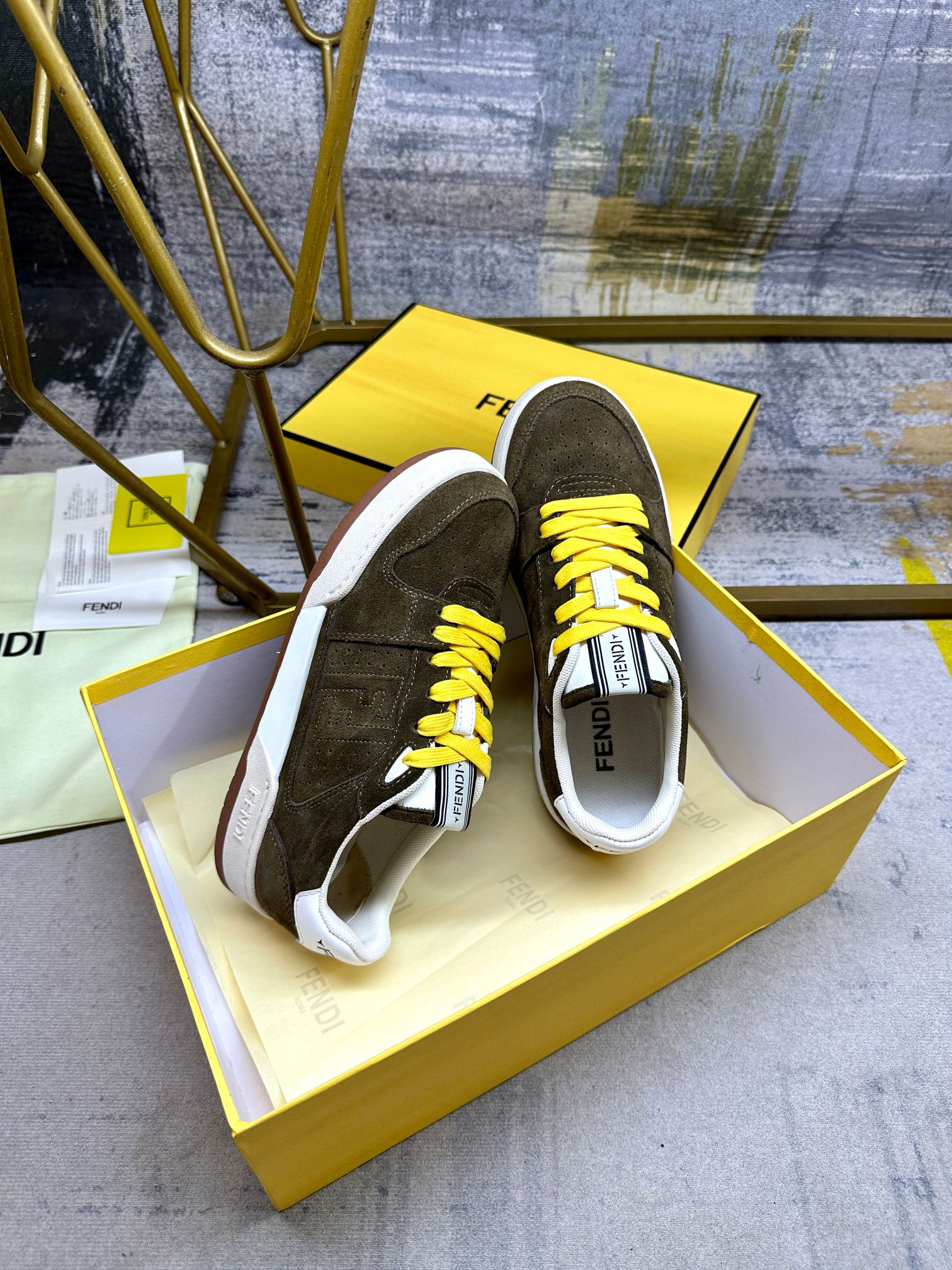 Cheap Fendi Sneakers For Women in 234458, $80 USD- [IB234458] - Replica Fendi Sneakers For Women