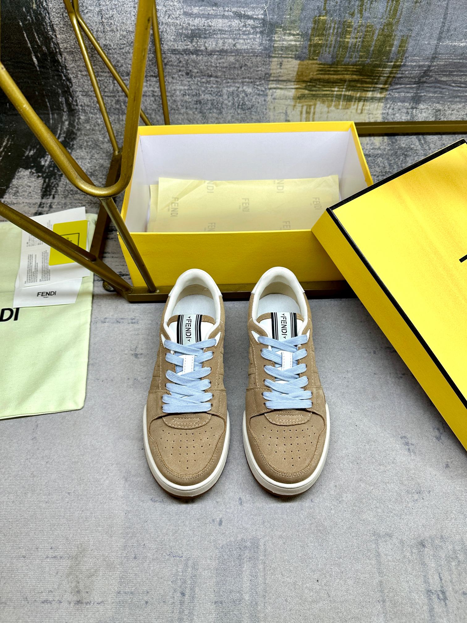 Cheap Fendi Sneakers For Women in 234459, $80 USD- [IB234459] - Replica Fendi Sneakers For Women