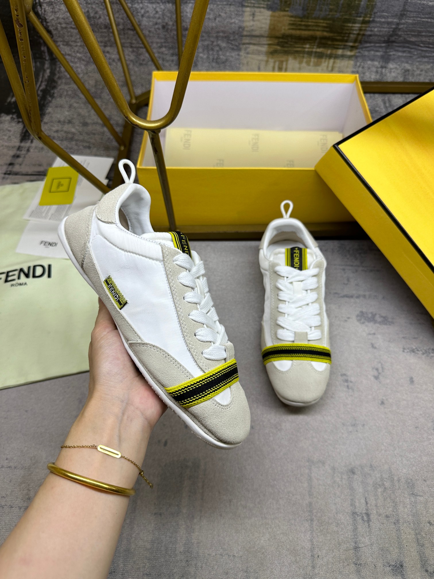 Cheap Fendi Sneakers For Women in 234461, $80 USD- [IB234461] - Replica Fendi Sneakers For Women