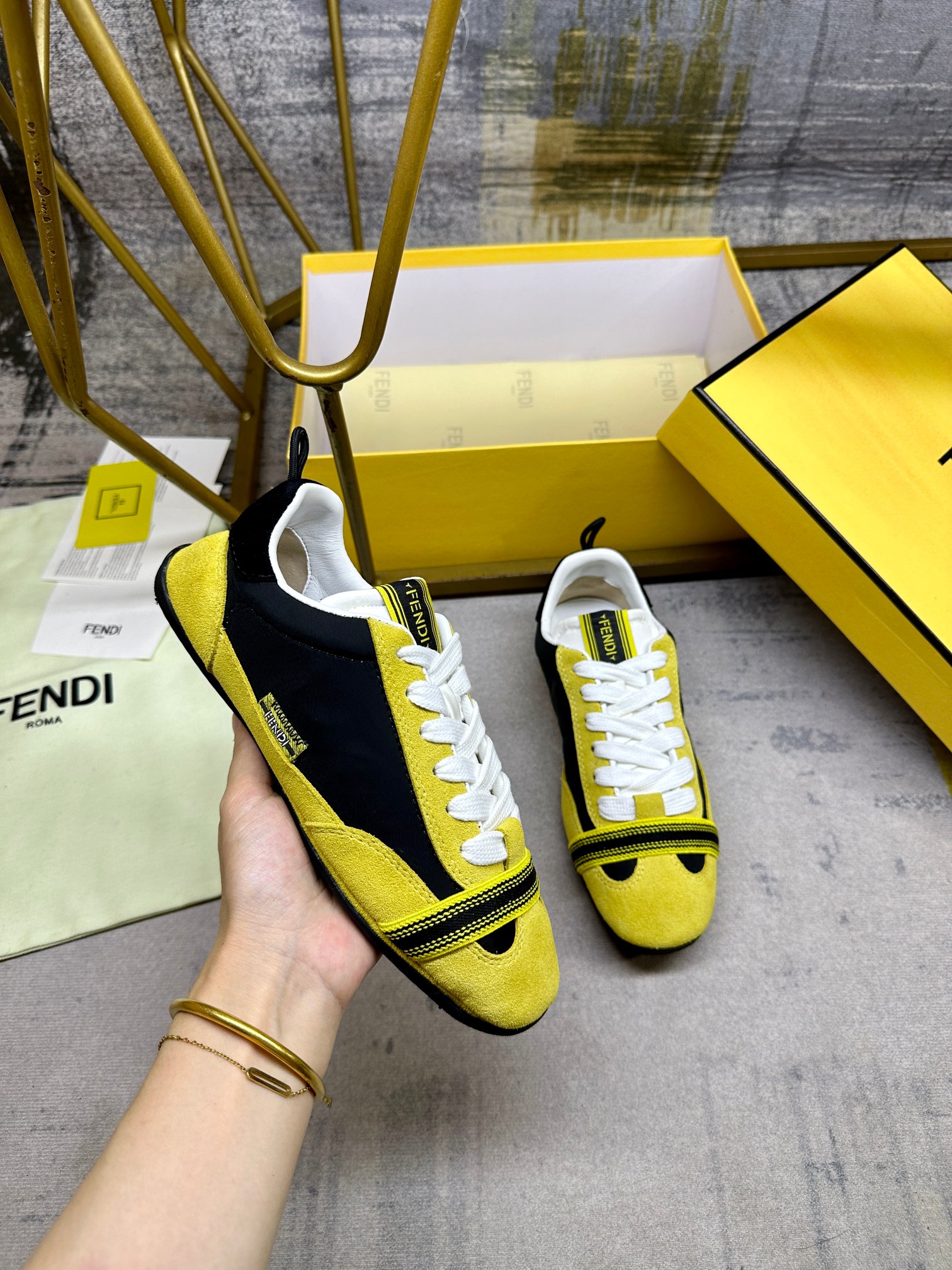 Cheap Fendi Sneakers For Women in 234462, $80 USD- [IB234462] - Replica Fendi Sneakers For Women