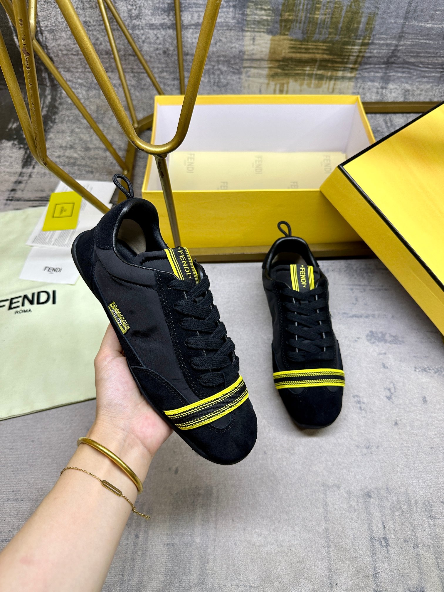 Cheap Fendi Sneakers For Women in 234463, $80 USD- [IB234463] - Replica Fendi Sneakers For Women