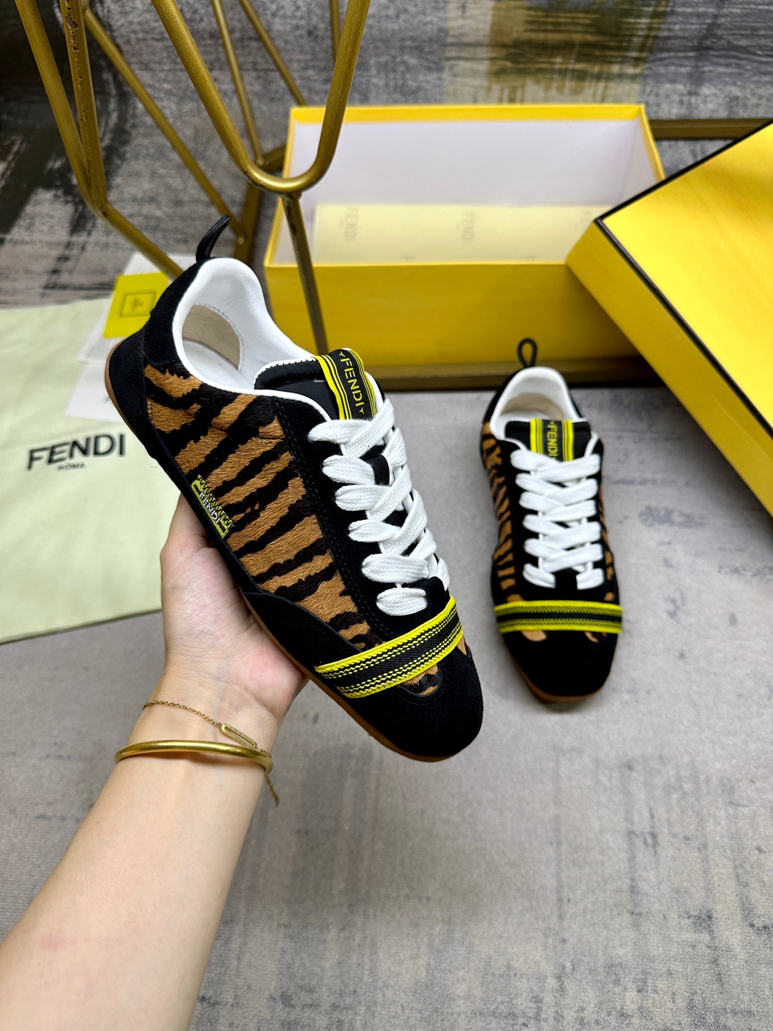 Cheap Fendi Sneakers For Women in 234464, $80 USD- [IB234464] - Replica Fendi Sneakers For Women