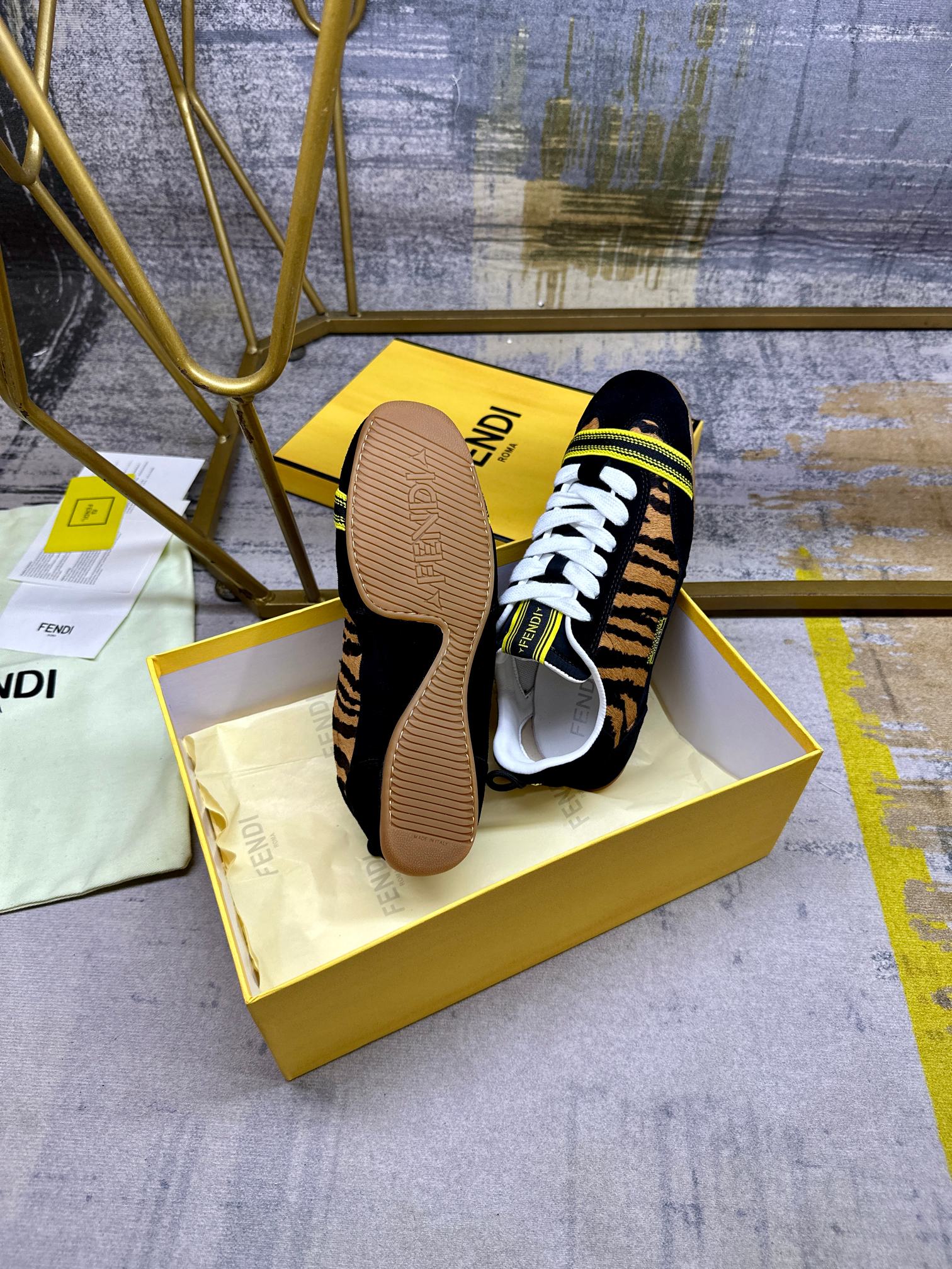 Cheap Fendi Sneakers For Women in 234464, $80 USD- [IB234464] - Replica Fendi Sneakers For Women