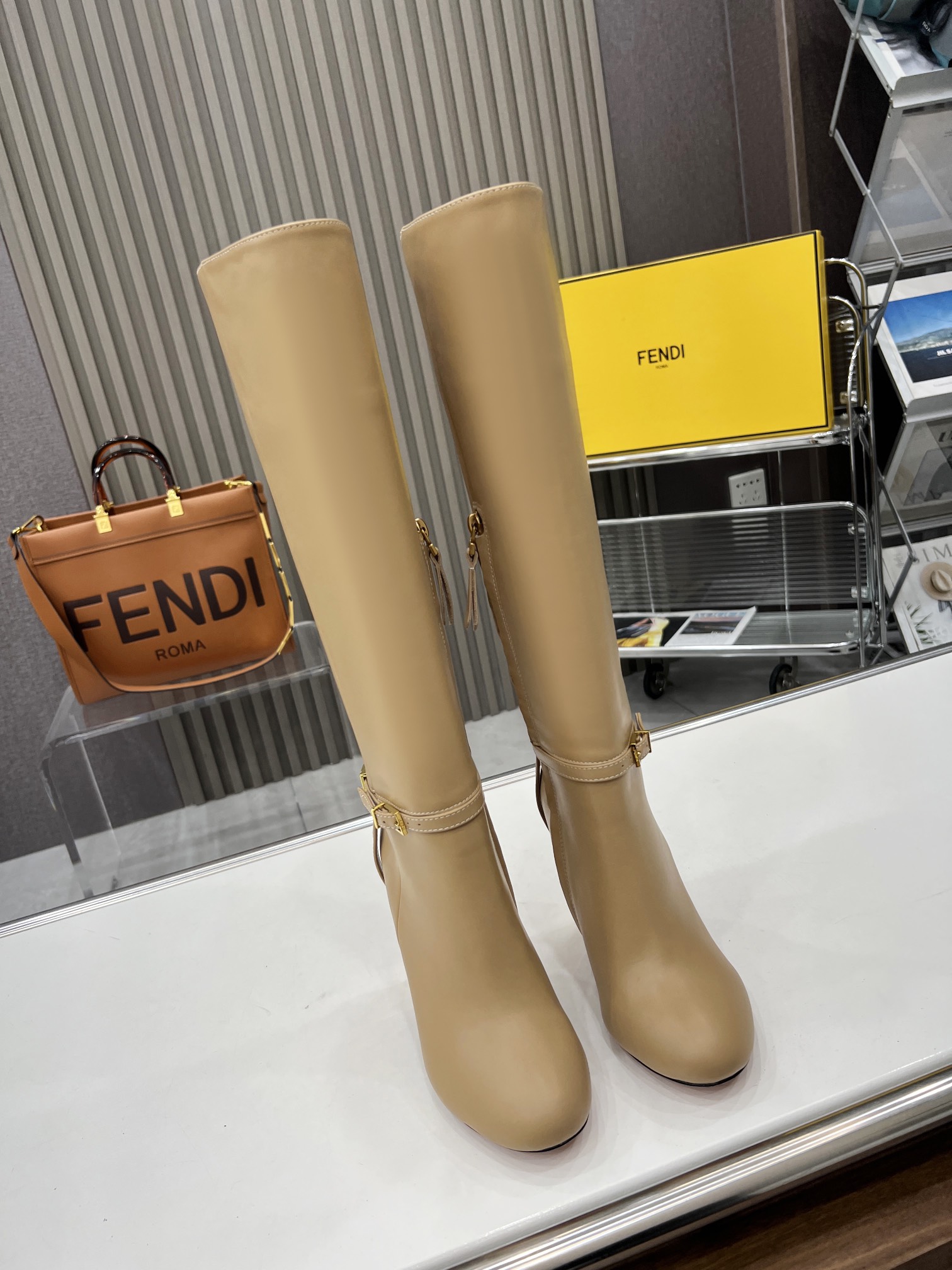 Cheap Fendi Boots For Women in 234465, $150 USD- [IB234465] - Replica Fendi Boots For Women