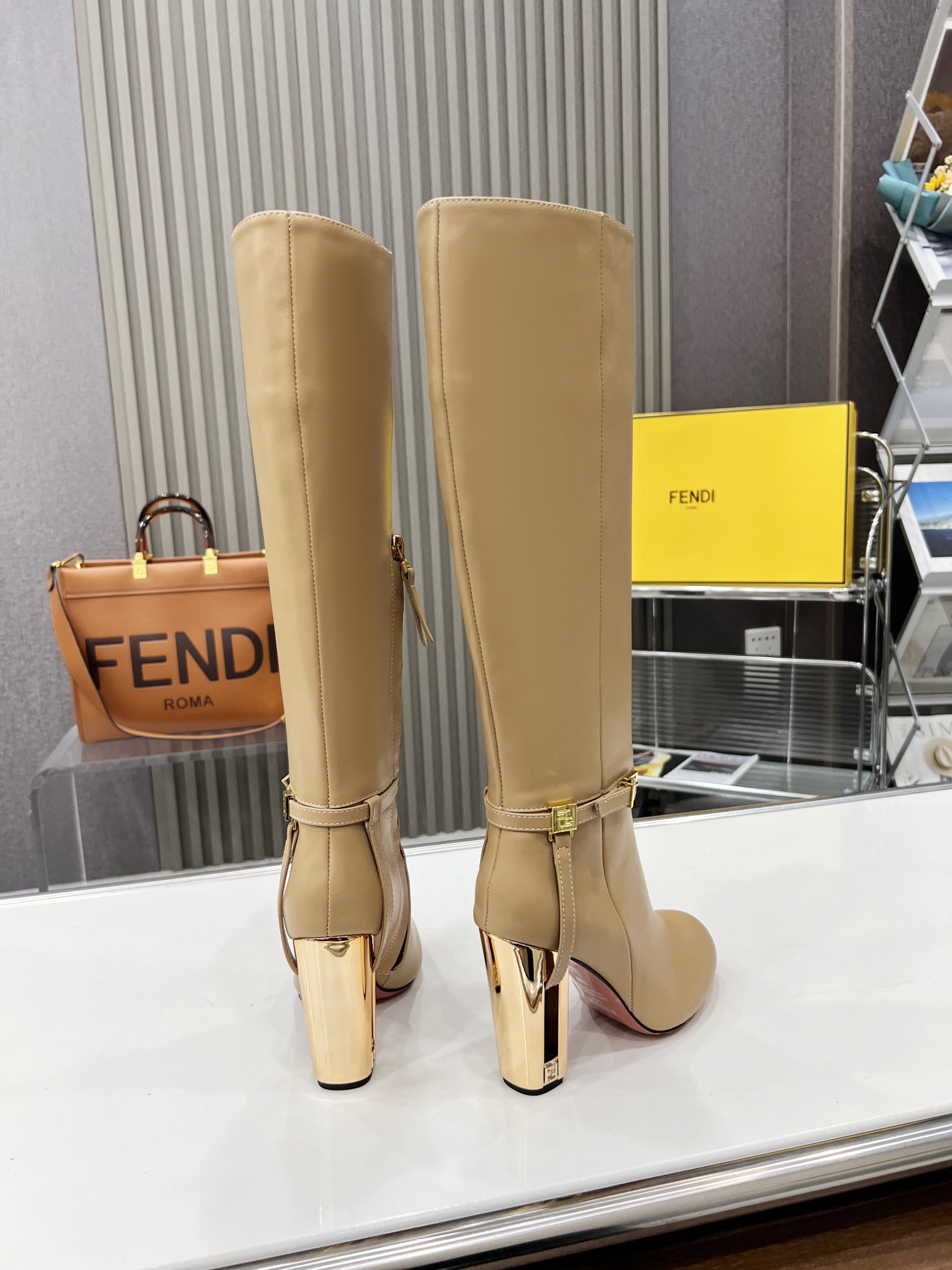Cheap Fendi Boots For Women in 234465, $150 USD- [IB234465] - Replica Fendi Boots For Women