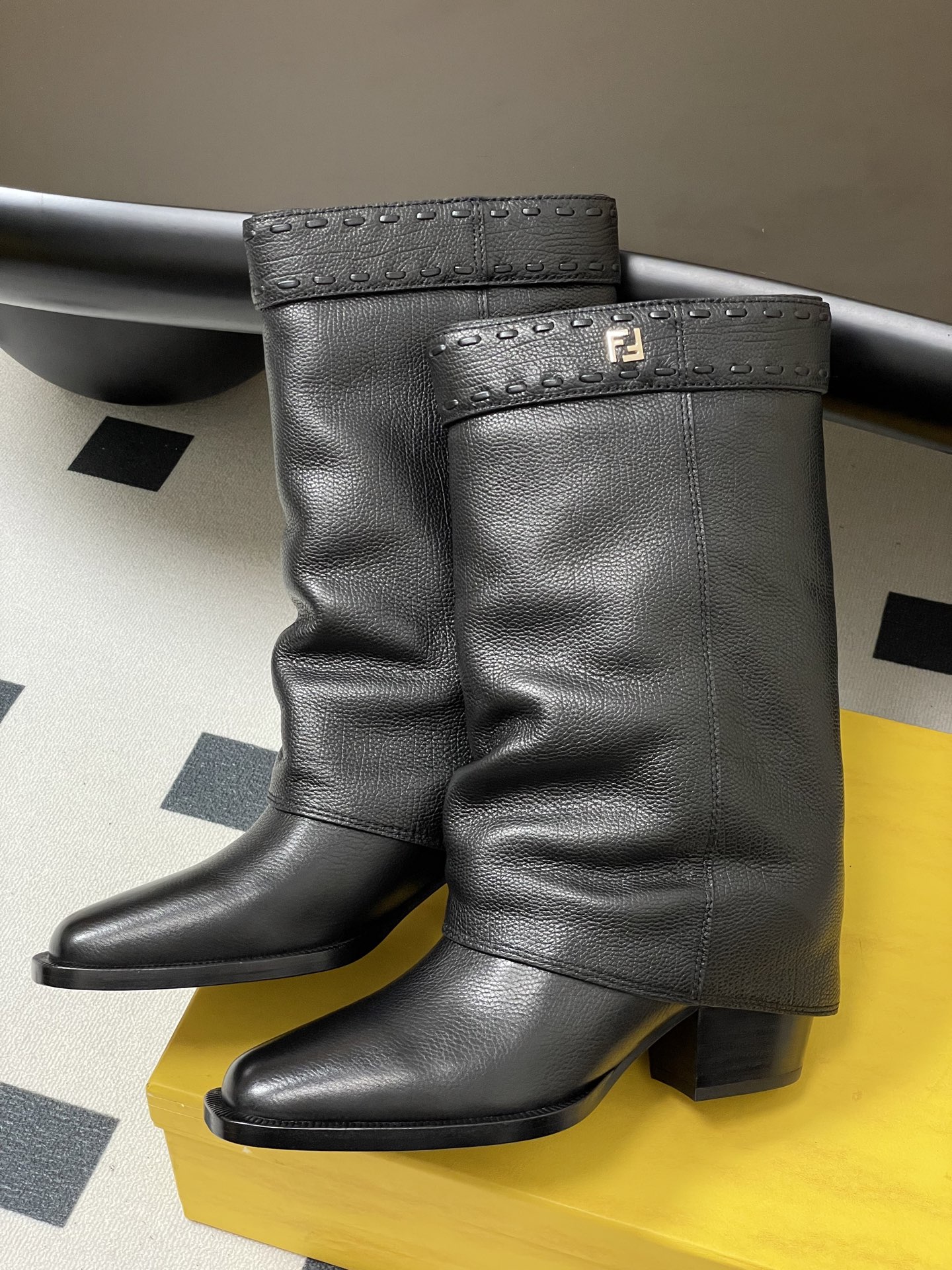 Cheap Fendi Boots For Women in 234466, $155 USD- [IB234466] - Replica Fendi Boots For Women