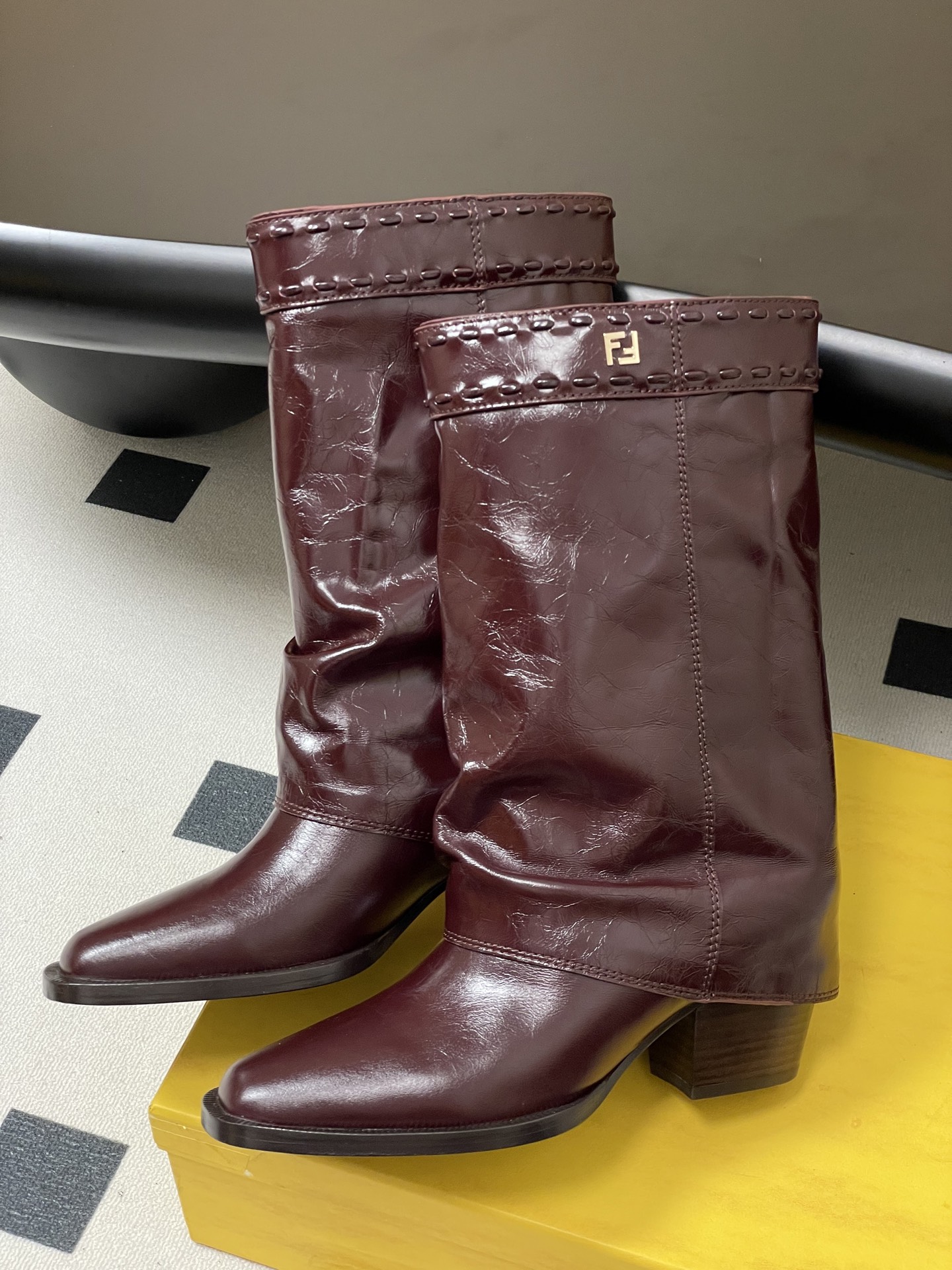 Cheap Fendi Boots For Women in 234468, $155 USD- [IB234468] - Replica Fendi Boots For Women