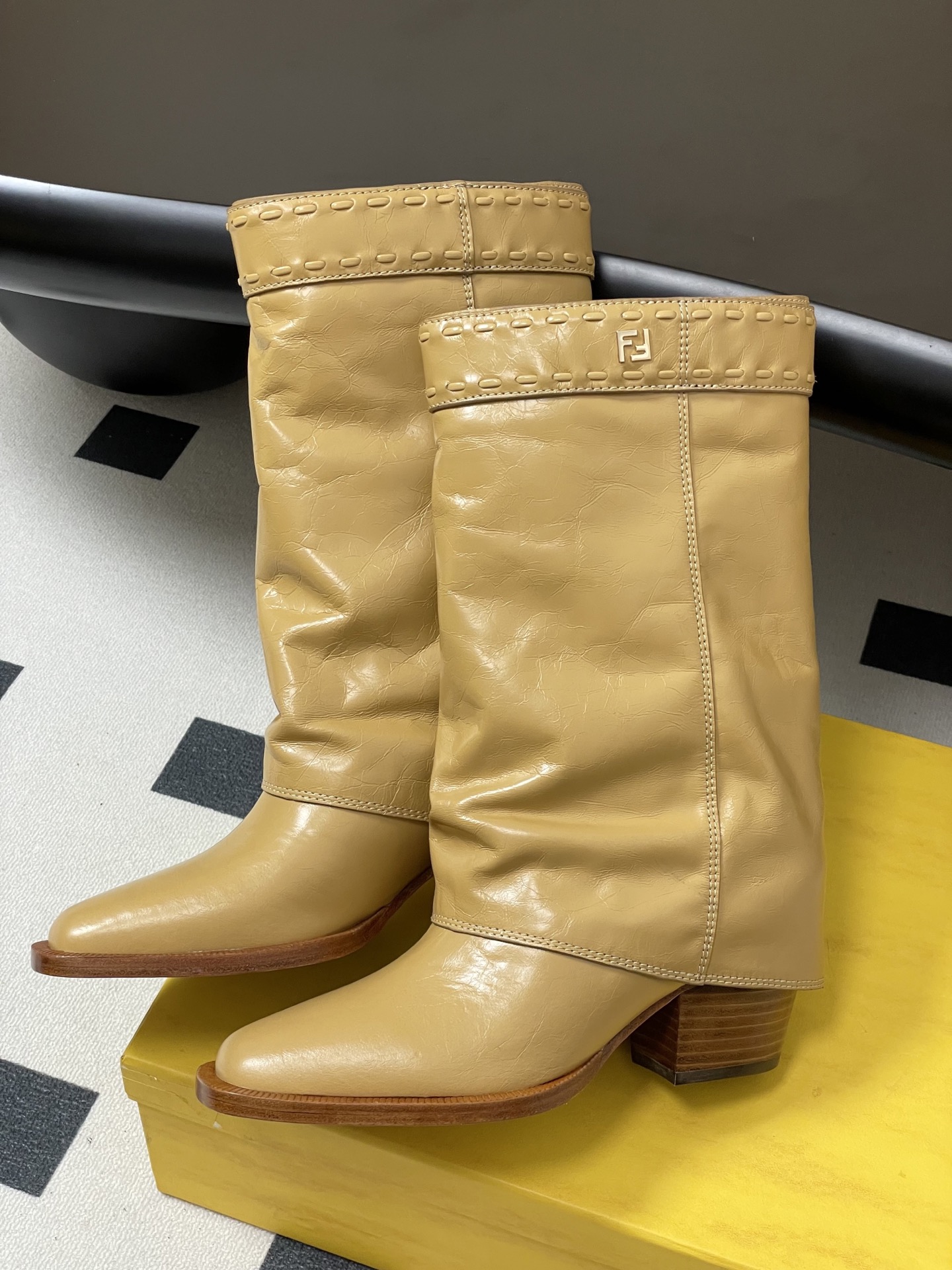 Cheap Fendi Boots For Women in 234469, $155 USD- [IB234469] - Replica Fendi Boots For Women