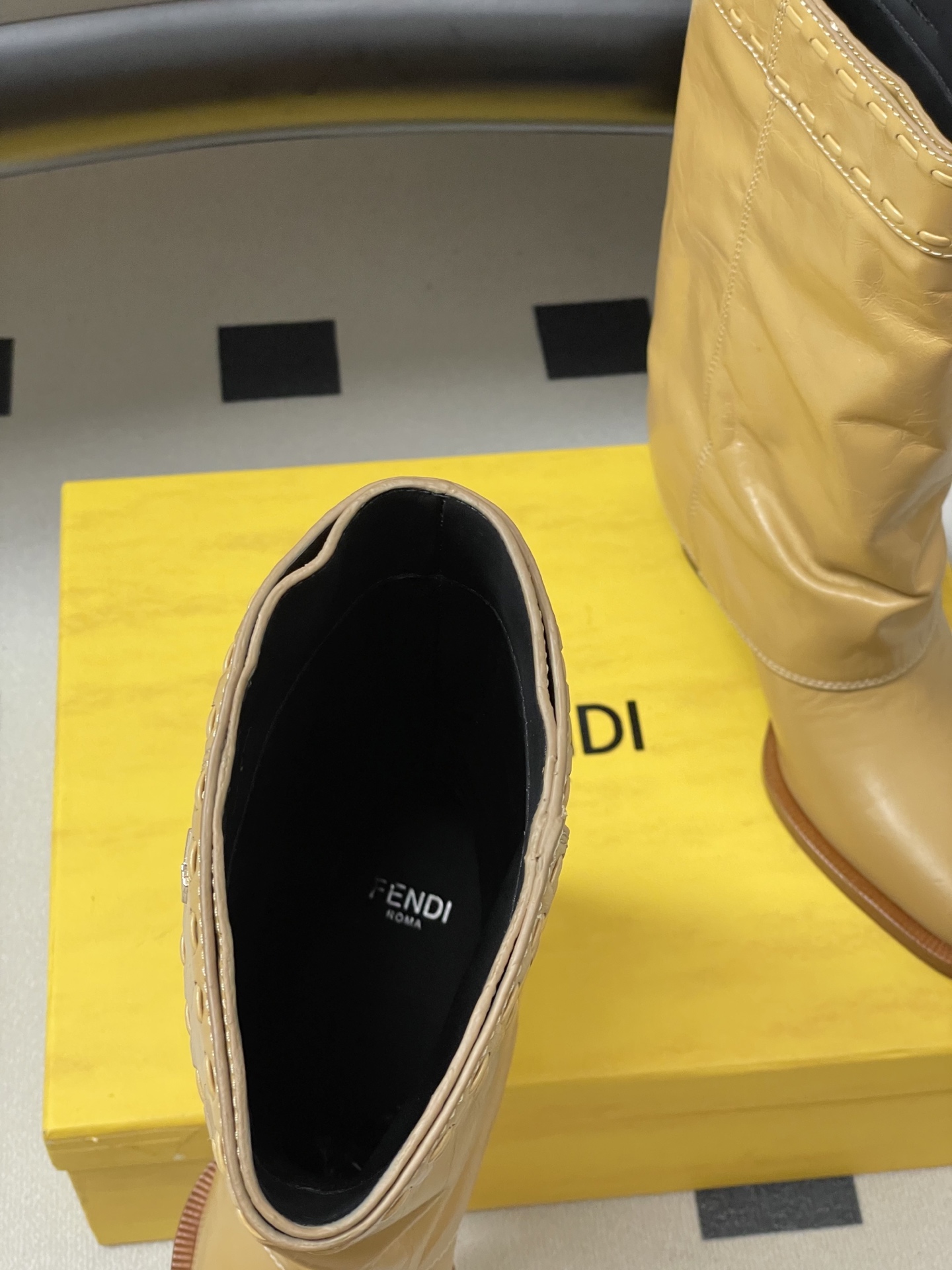 Cheap Fendi Boots For Women in 234469, $155 USD- [IB234469] - Replica Fendi Boots For Women