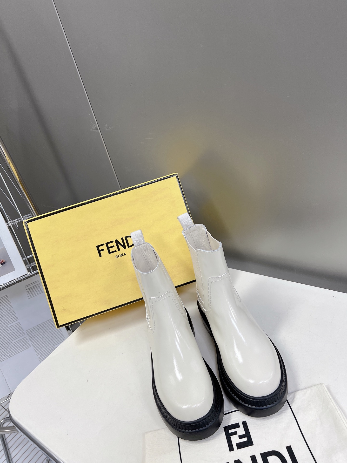 Cheap Fendi Boots For Women in 234471, $120 USD- [IB234471] - Replica Fendi Boots For Women