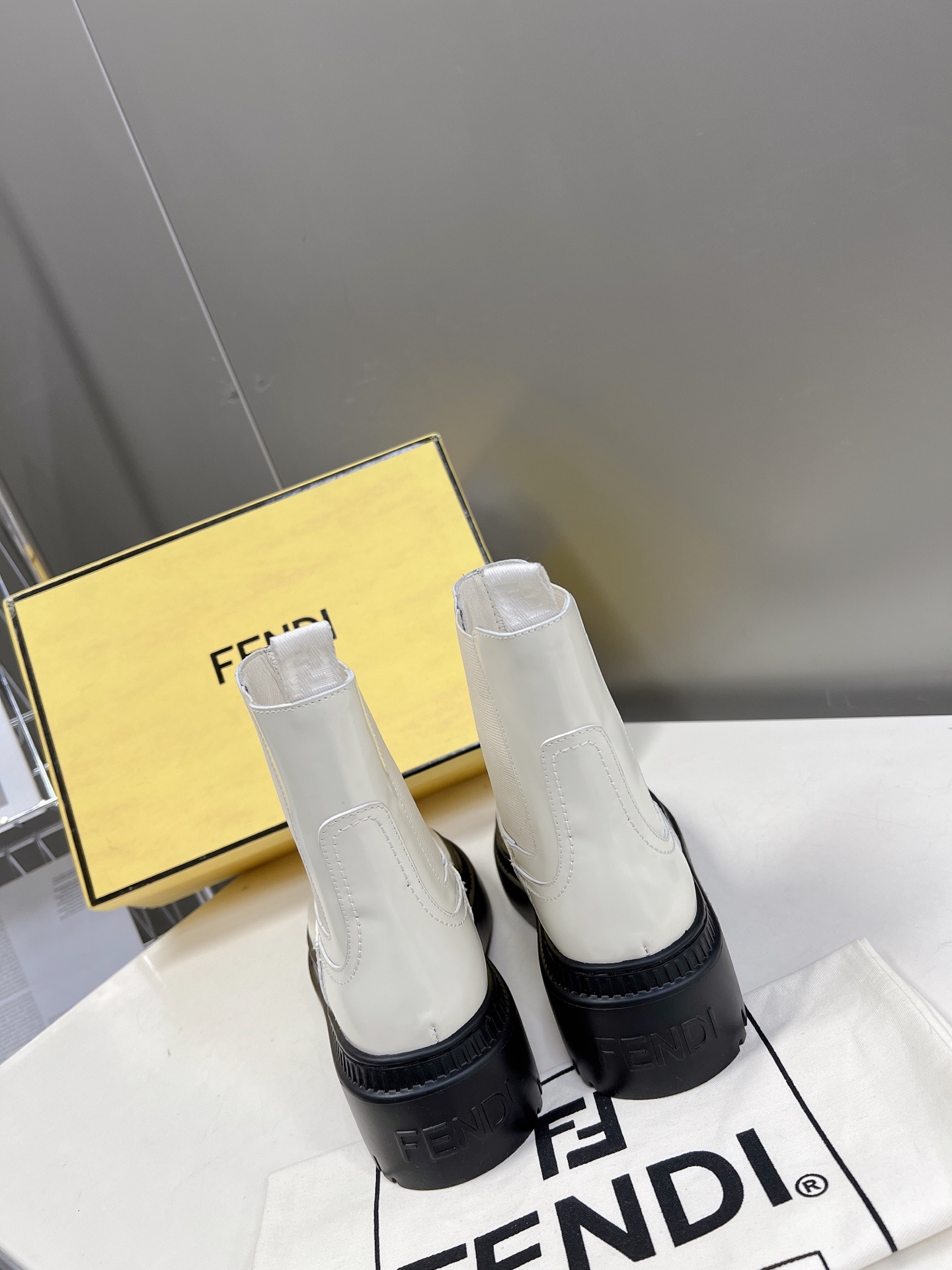 Cheap Fendi Boots For Women in 234471, $120 USD- [IB234471] - Replica Fendi Boots For Women