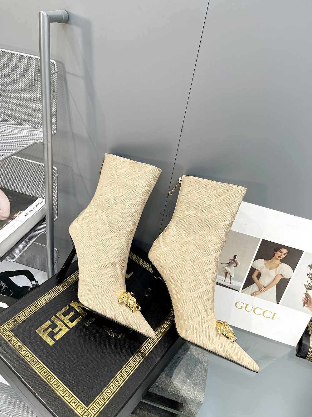 Cheap Fendi Boots For Women in 234475, $120 USD- [IB234475] - Replica Fendi Boots For Women