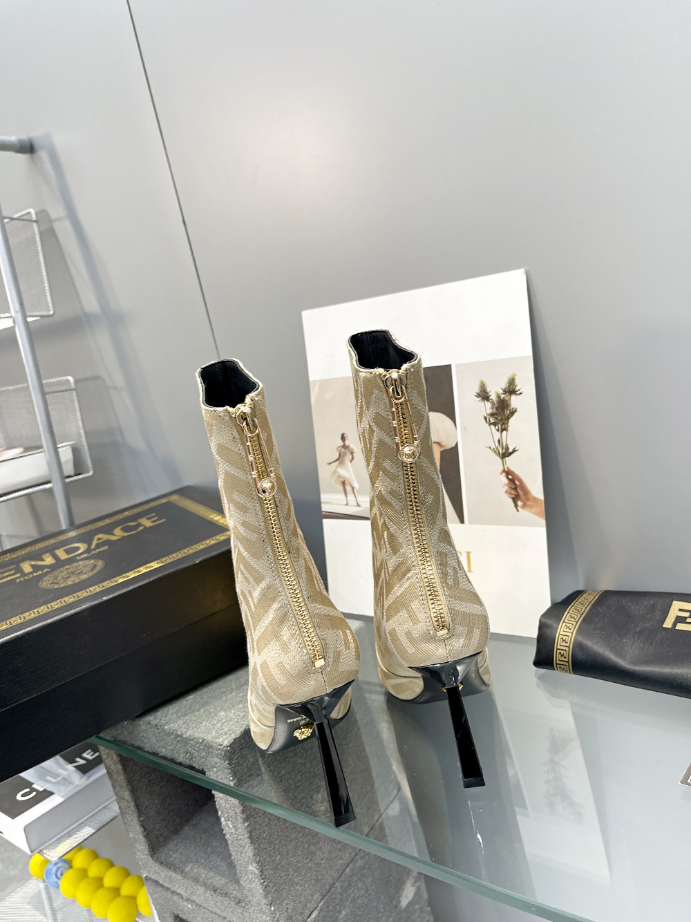 Cheap Fendi Boots For Women in 234475, $120 USD- [IB234475] - Replica Fendi Boots For Women