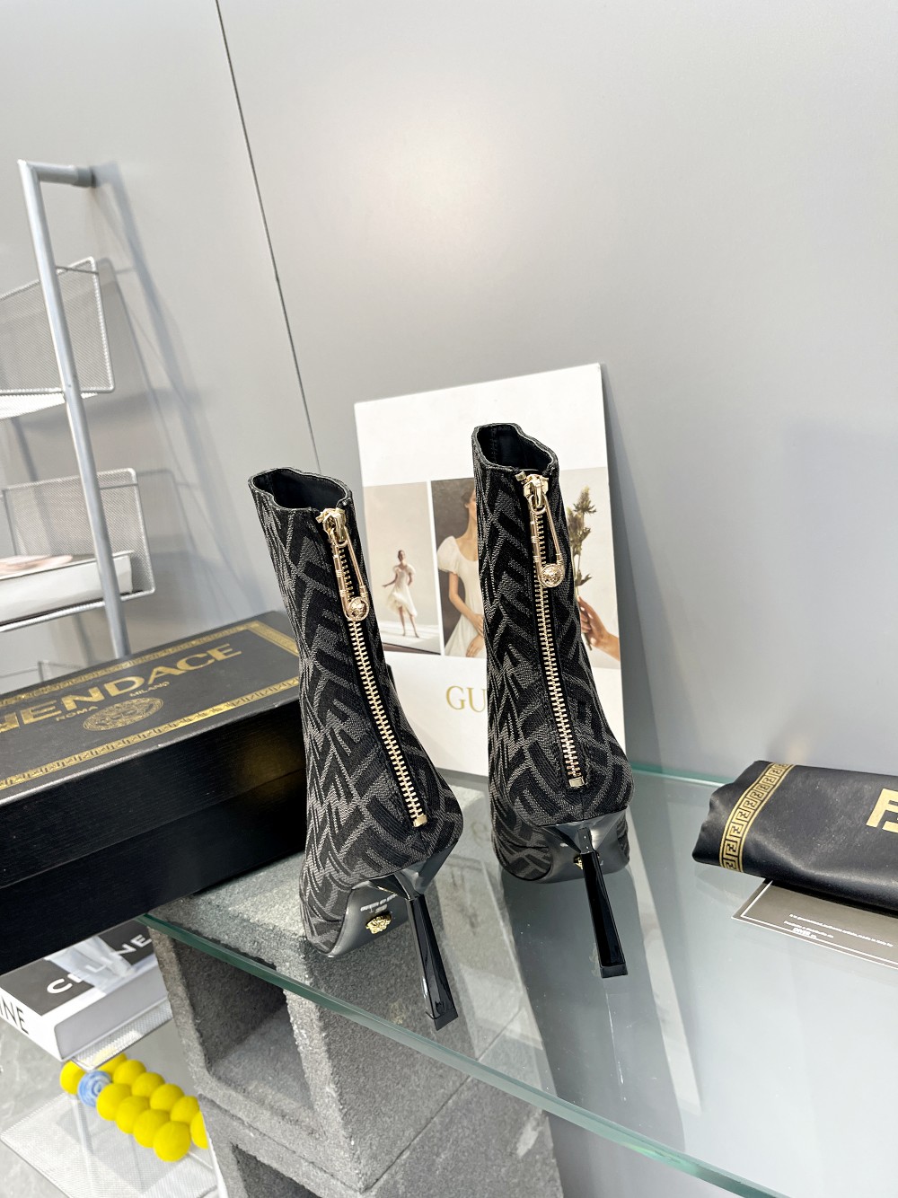 Cheap Fendi Boots For Women in 234476, $120 USD- [IB234476] - Replica Fendi Boots For Women