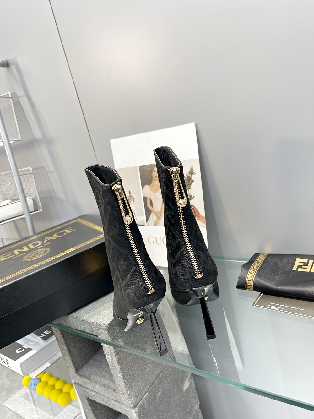 Cheap Fendi Boots For Women in 234478, $120 USD- [IB234478] - Replica Fendi Boots For Women