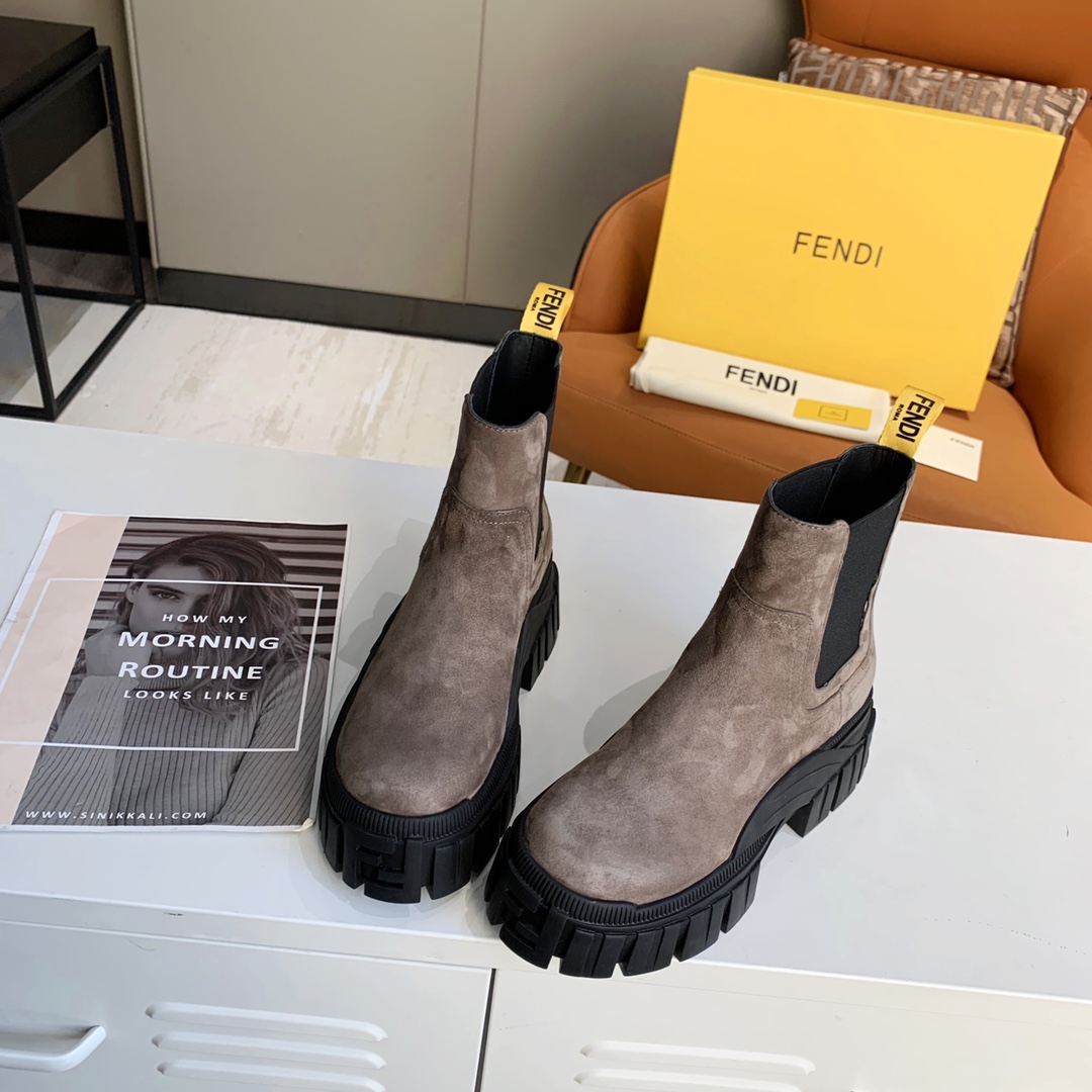 Cheap Fendi Boots For Women in 234482, $120 USD- [IB234482] - Replica Fendi Boots For Women
