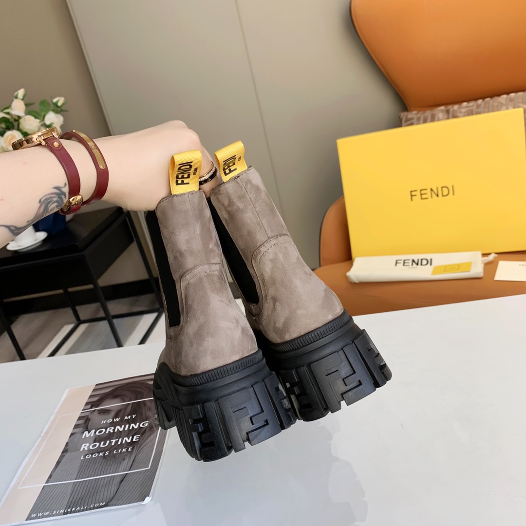 Cheap Fendi Boots For Women in 234482, $120 USD- [IB234482] - Replica Fendi Boots For Women
