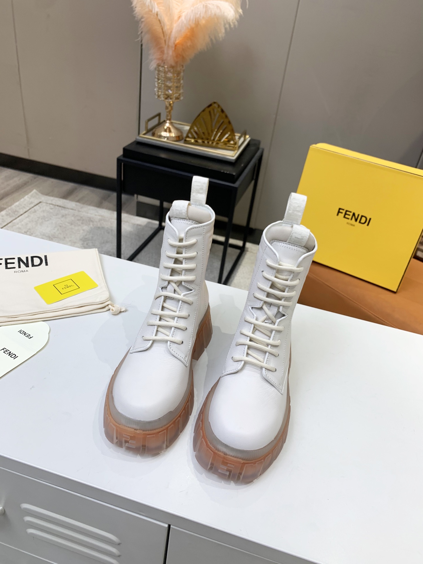 Cheap Fendi Boots For Women in 234483, $120 USD- [IB234483] - Replica Fendi Boots For Women