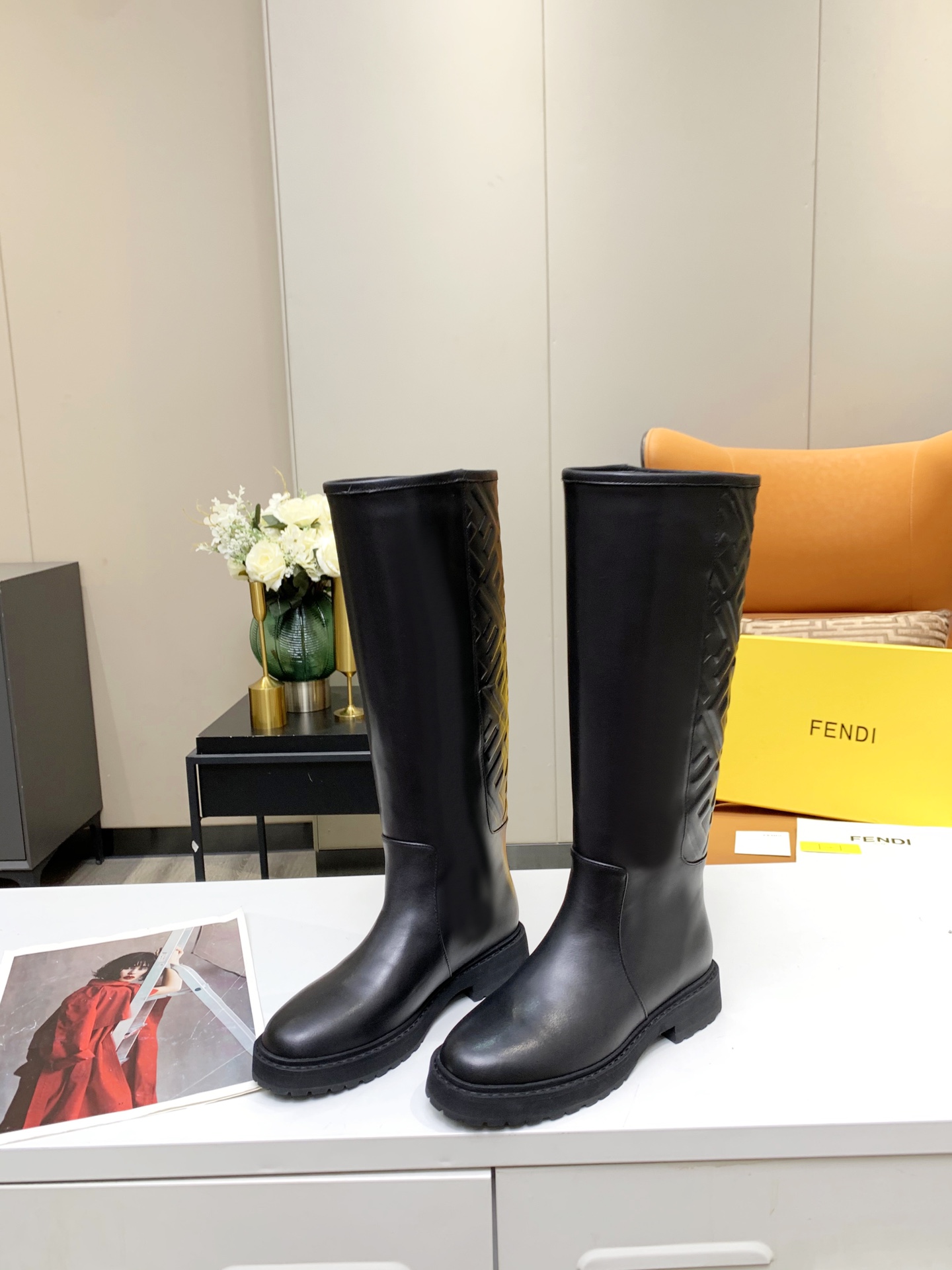 Cheap Fendi Boots For Women in 234484, $135 USD- [IB234484] - Replica Fendi Boots For Women