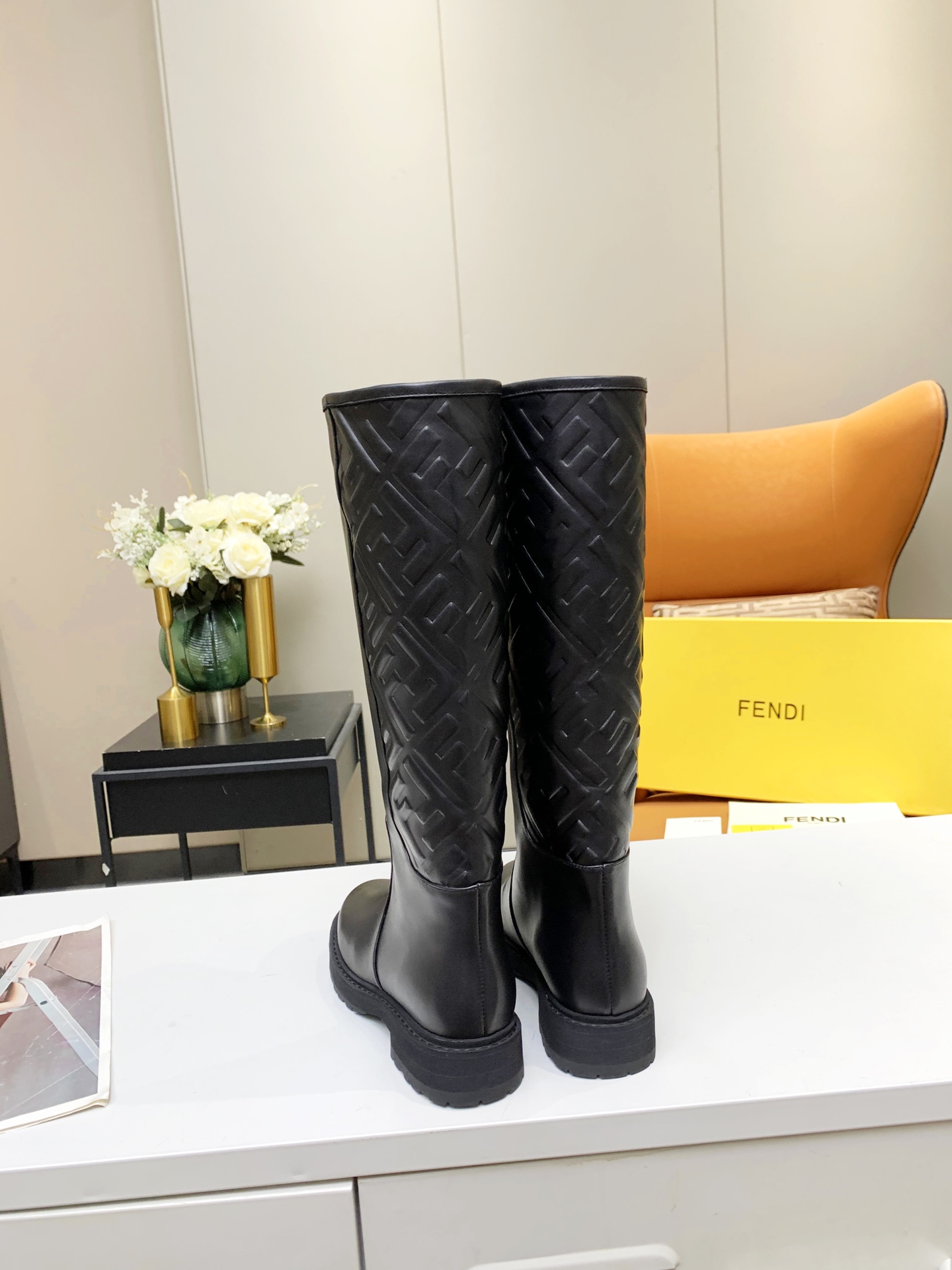 Cheap Fendi Boots For Women in 234484, $135 USD- [IB234484] - Replica Fendi Boots For Women