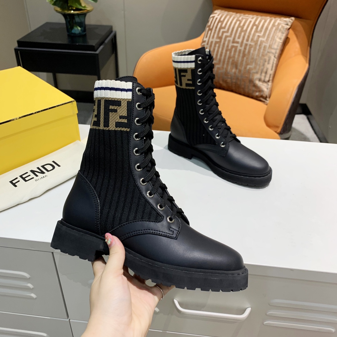 Cheap Fendi Boots For Women in 234488, $105 USD- [IB234488] - Replica Fendi Boots For Women