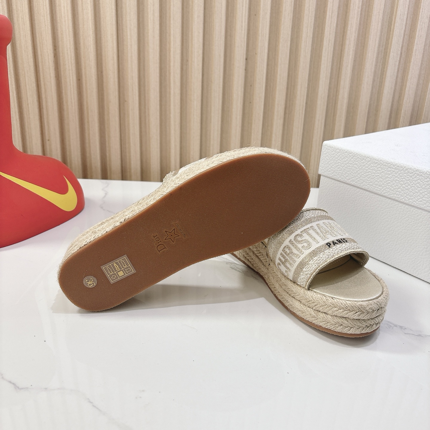 Cheap Dior Slippers For Men in 234543, $55 USD- [IB234543] - Replica Dior Slippers For Men