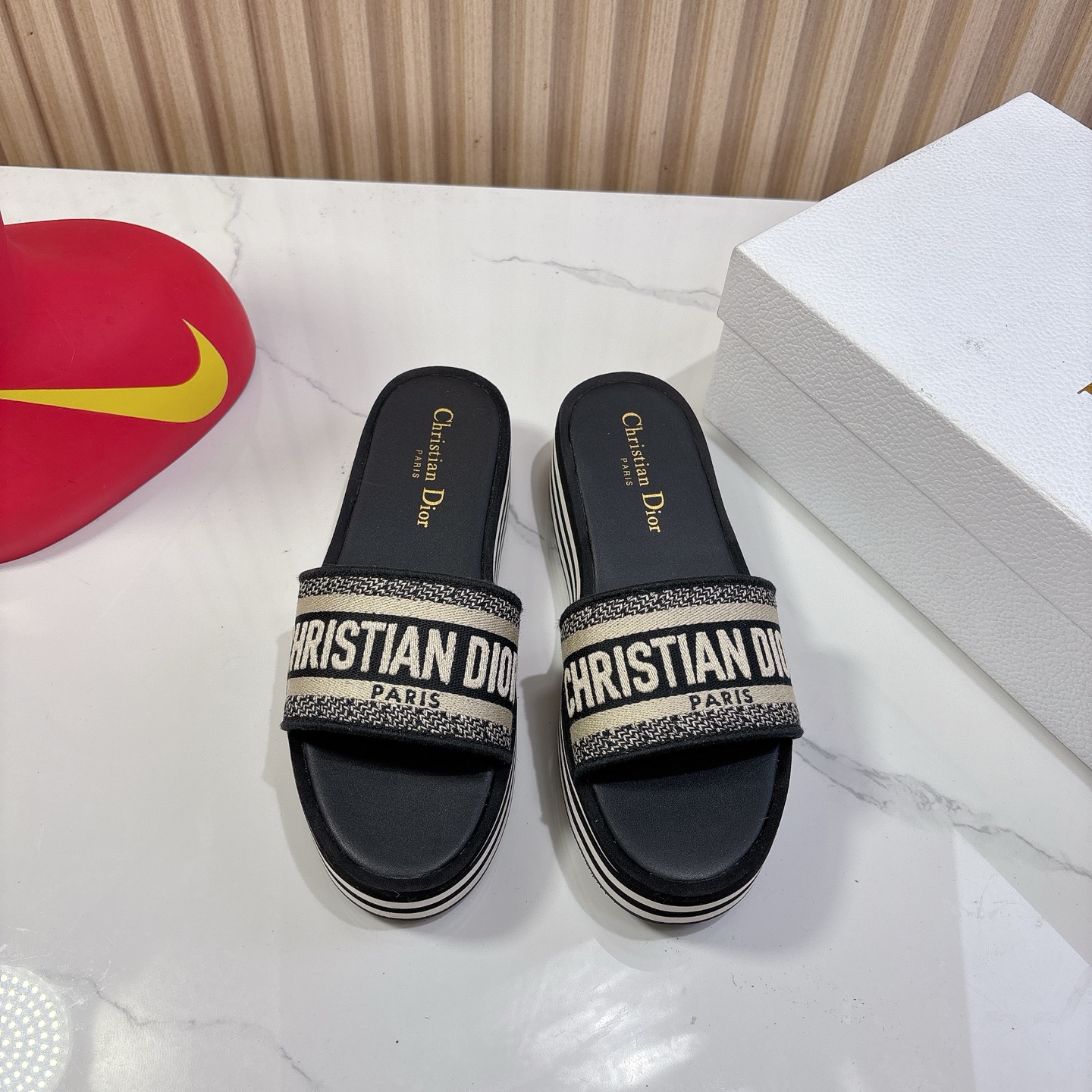 Cheap Dior Slippers For Men in 234550, $55 USD- [IB234550] - Replica Dior Slippers For Men