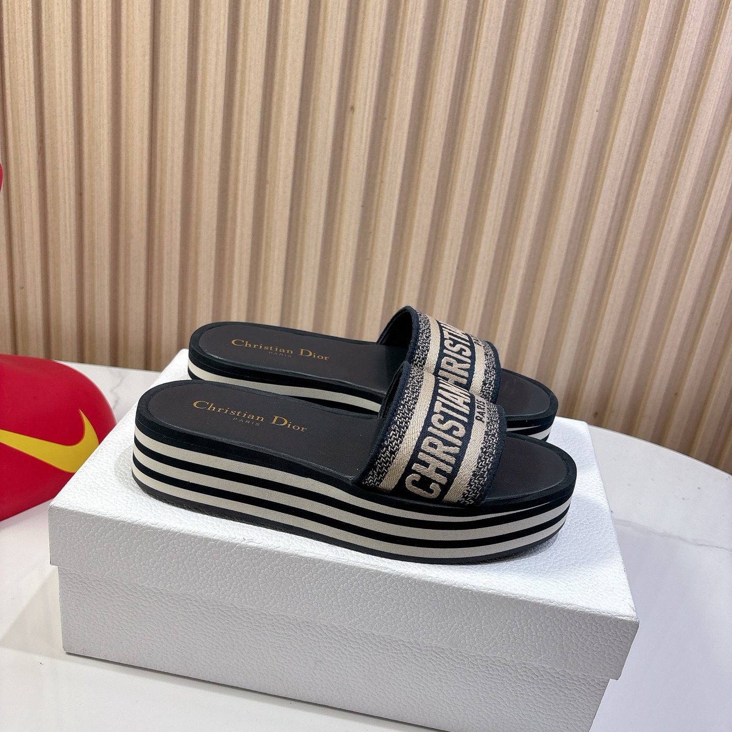 Cheap Dior Slippers For Men in 234551, $55 USD- [IB234551] - Replica Dior Slippers For Men