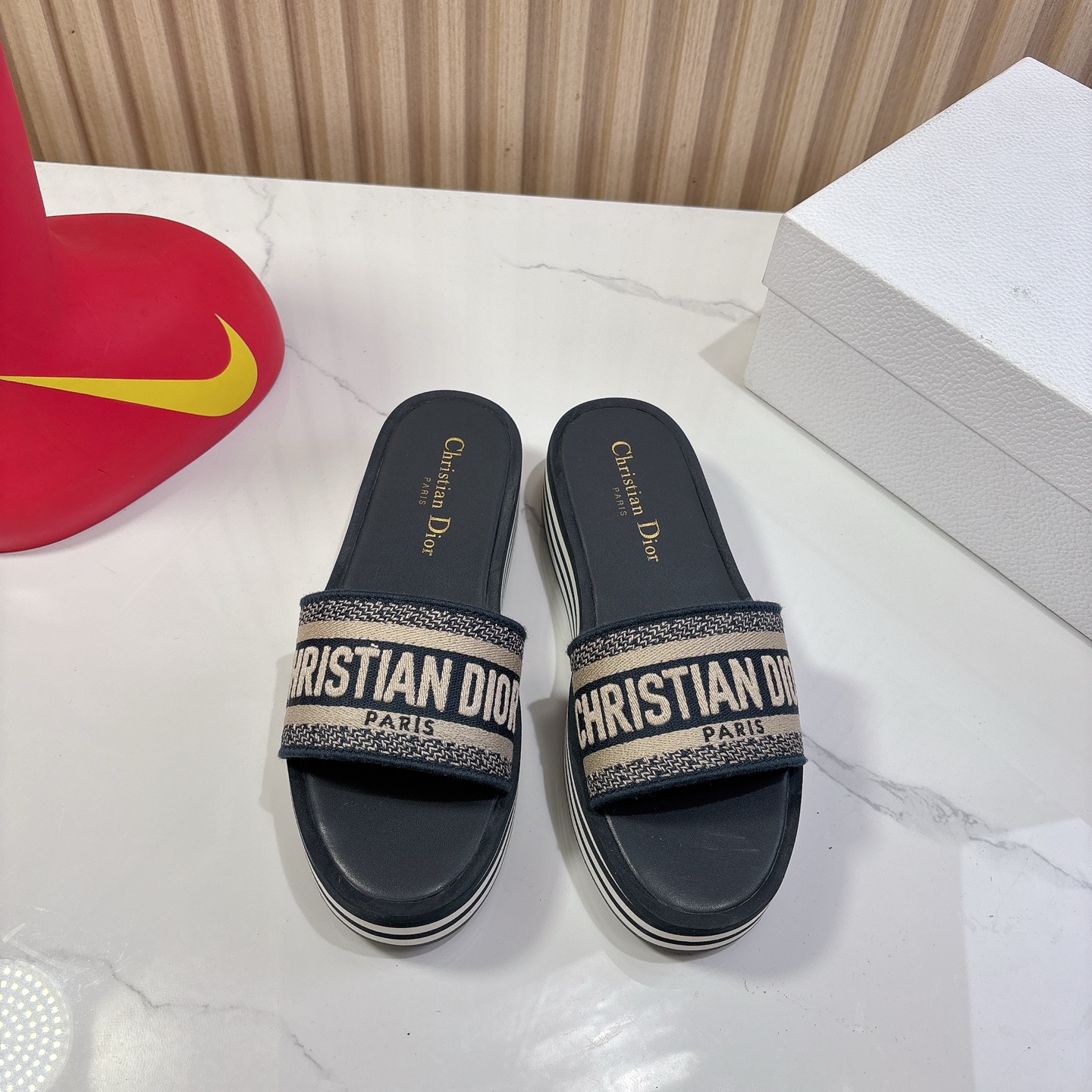 Cheap Dior Slippers For Men in 234551, $55 USD- [IB234551] - Replica Dior Slippers For Men