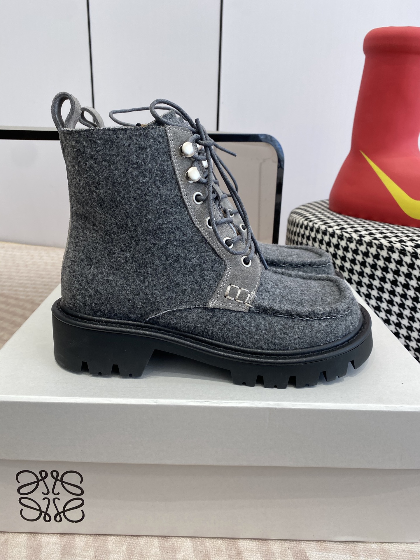 Cheap Loewe Boots in 234577, $120 USD- [IB234577] - Replica Loewe Boots